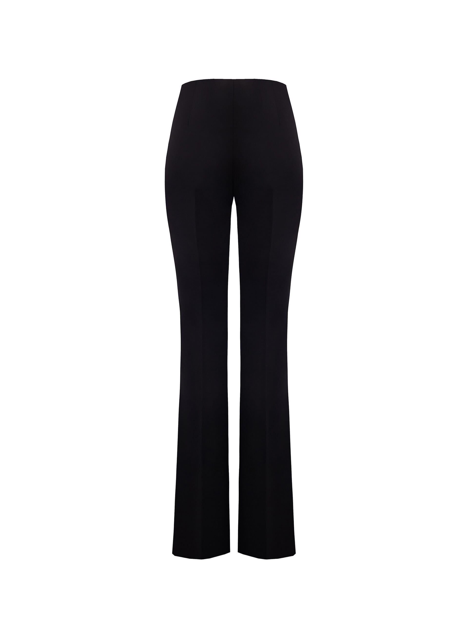 Pantaloni A Zampa In Tessuto Tecnico Con Zip Laterale Rinascimento