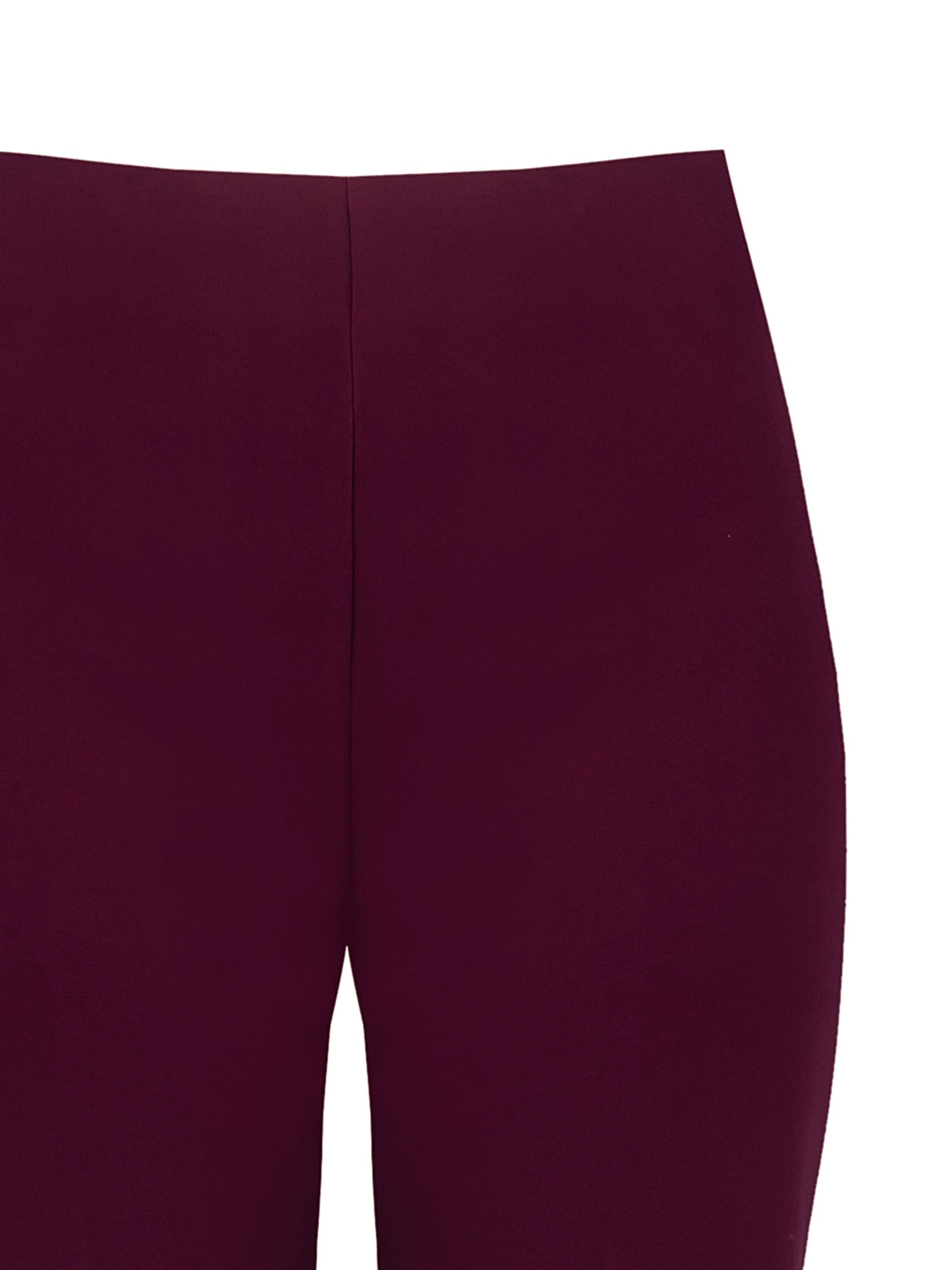 Pantaloni A Zampa In Tessuto Tecnico Con Zip Laterale Rinascimento