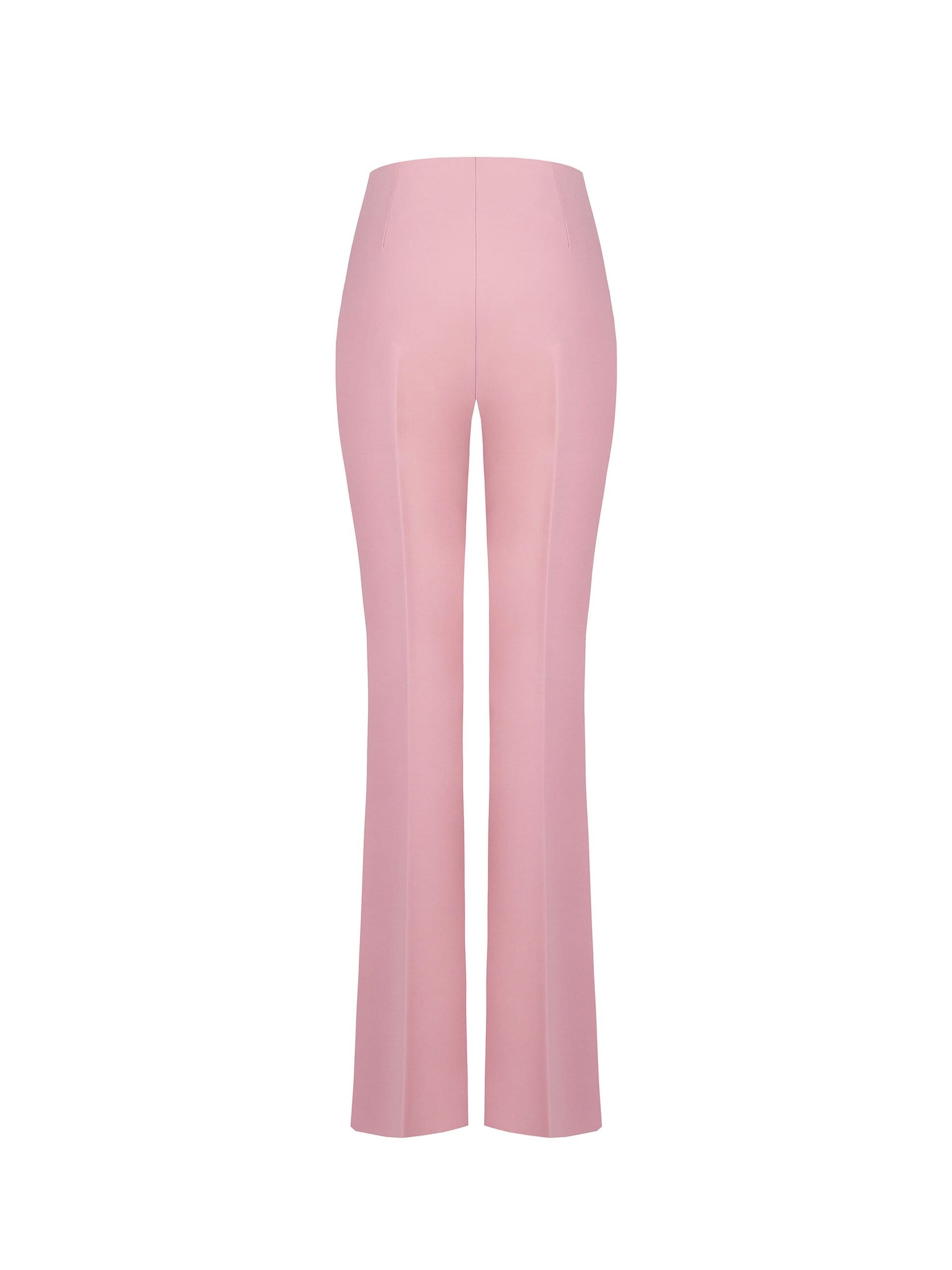 Pantaloni A Zampa In Tessuto Tecnico Con Zip Laterale Rinascimento