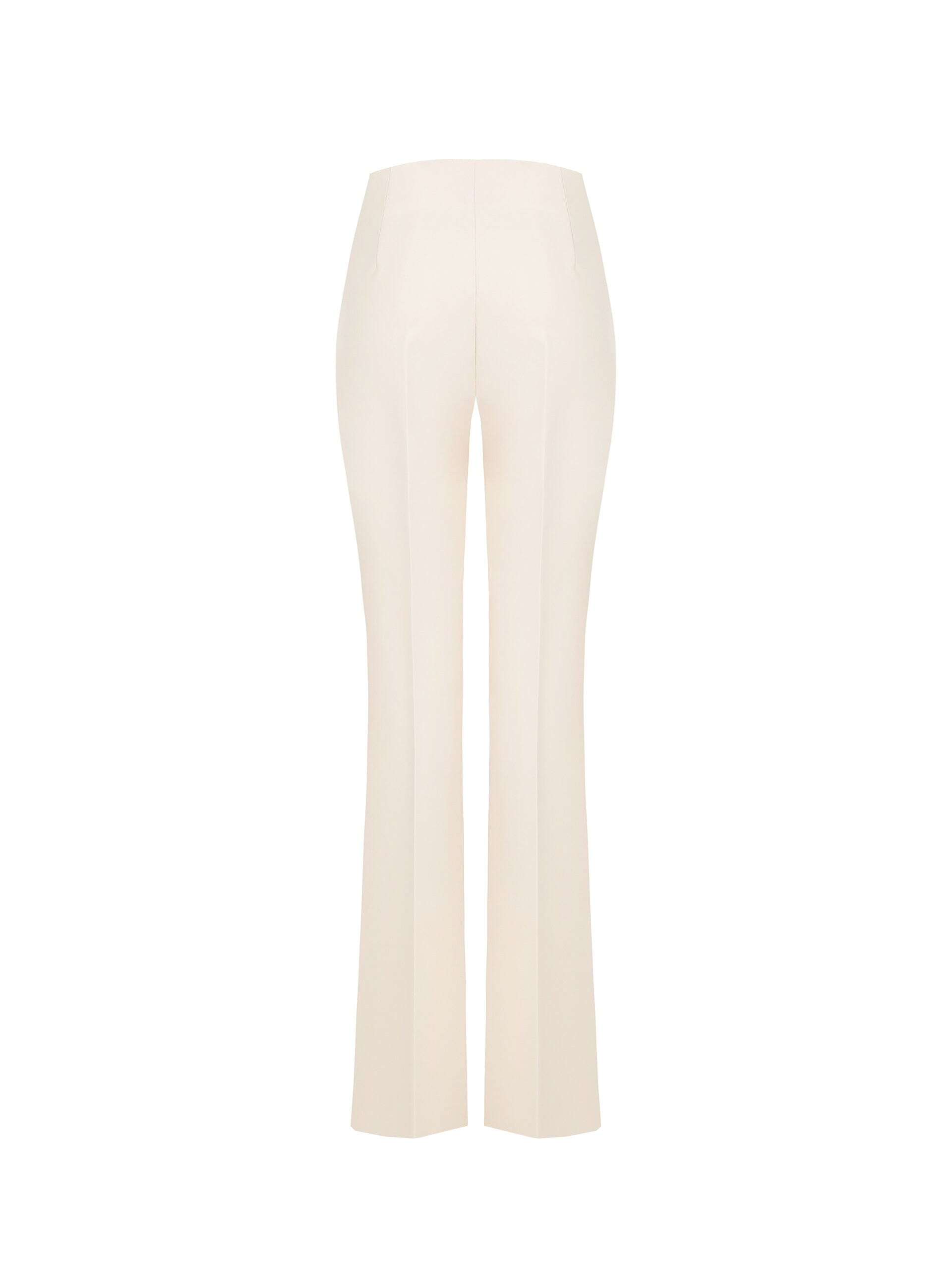 Pantaloni A Zampa In Tessuto Tecnico Con Zip Laterale Rinascimento