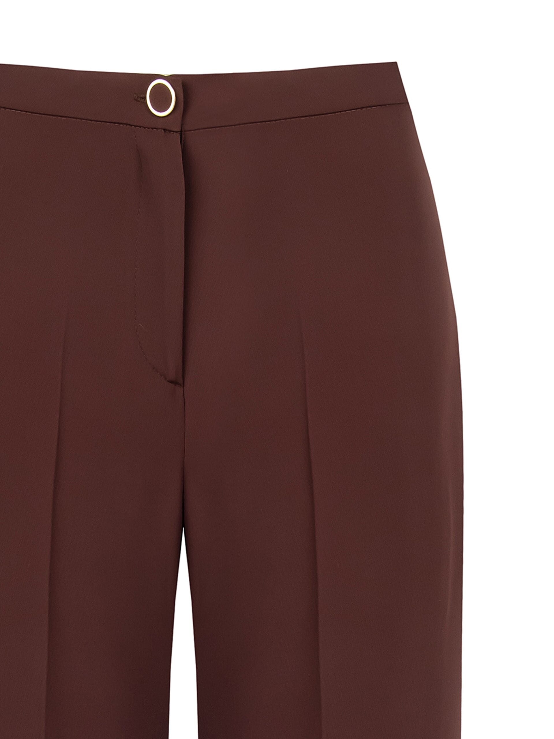 Pantaloni Palazzo In Tessuto Fluido Rinascimento