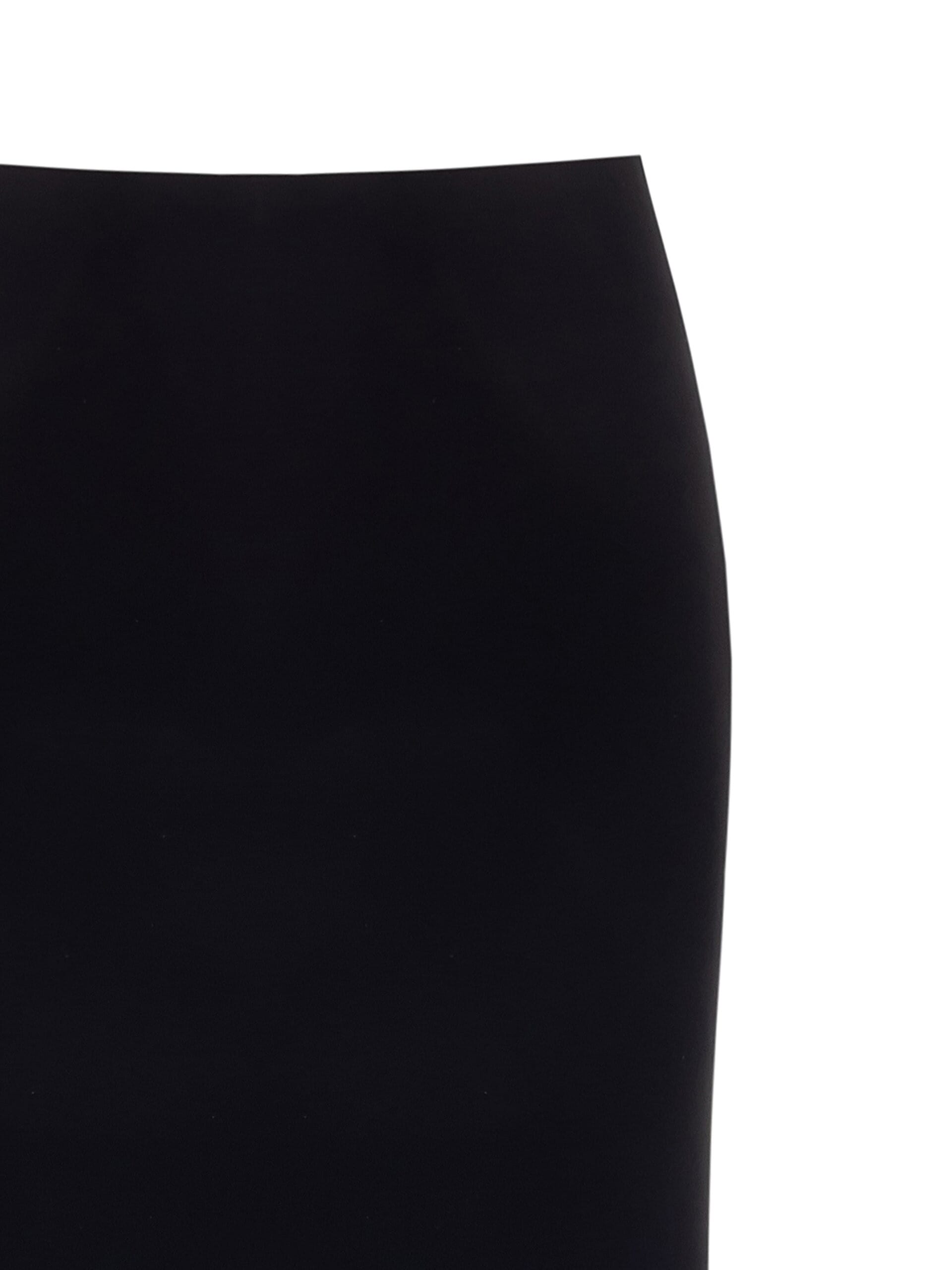 Minigonna A Trapezio In Tessuto Tecnico Con Spacco Laterale E Zip Rinascimento