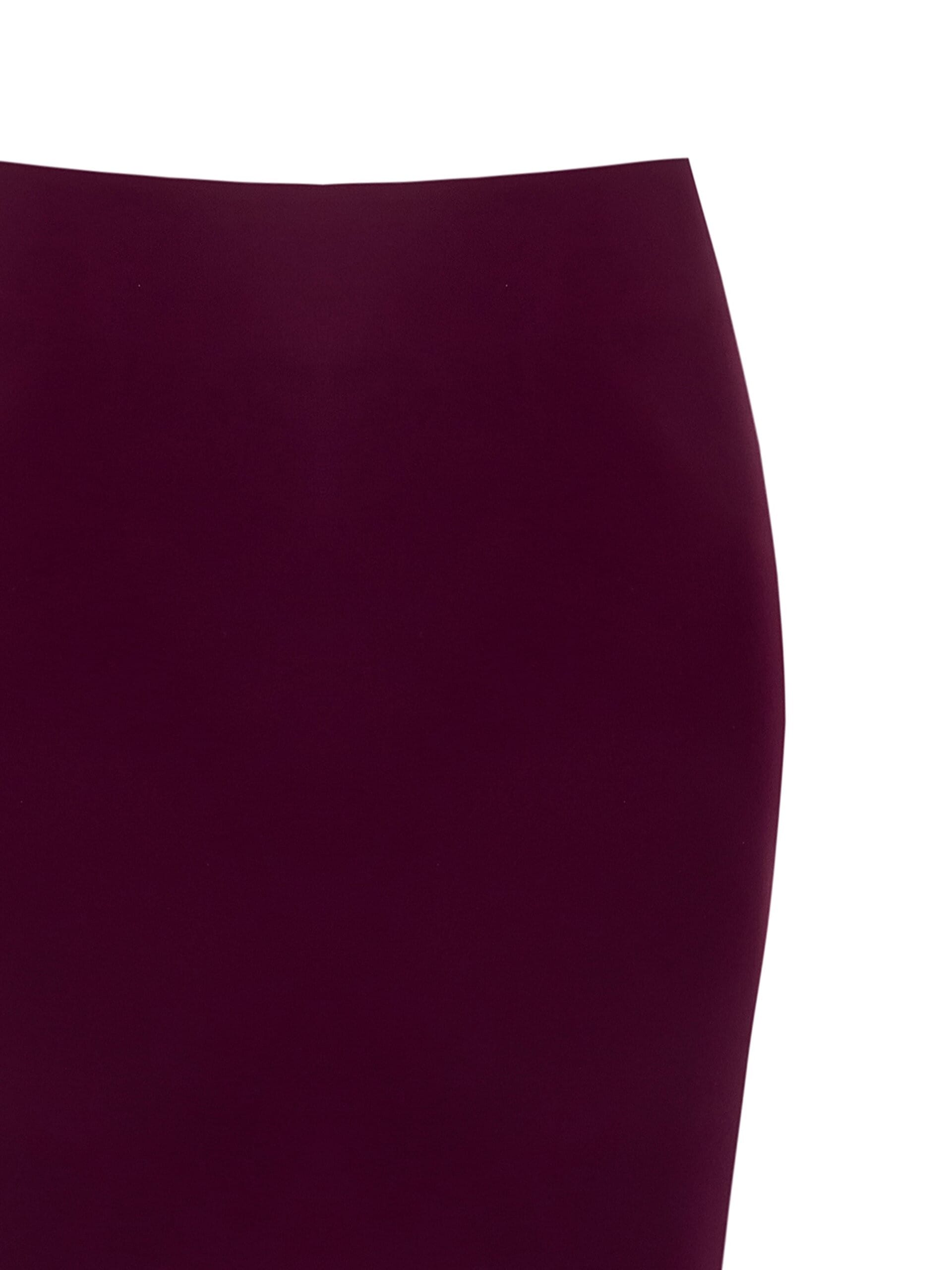 Gonna A Tubino In Tessuto Tecnico Con Spacco E Zip Laterale Rinascimento