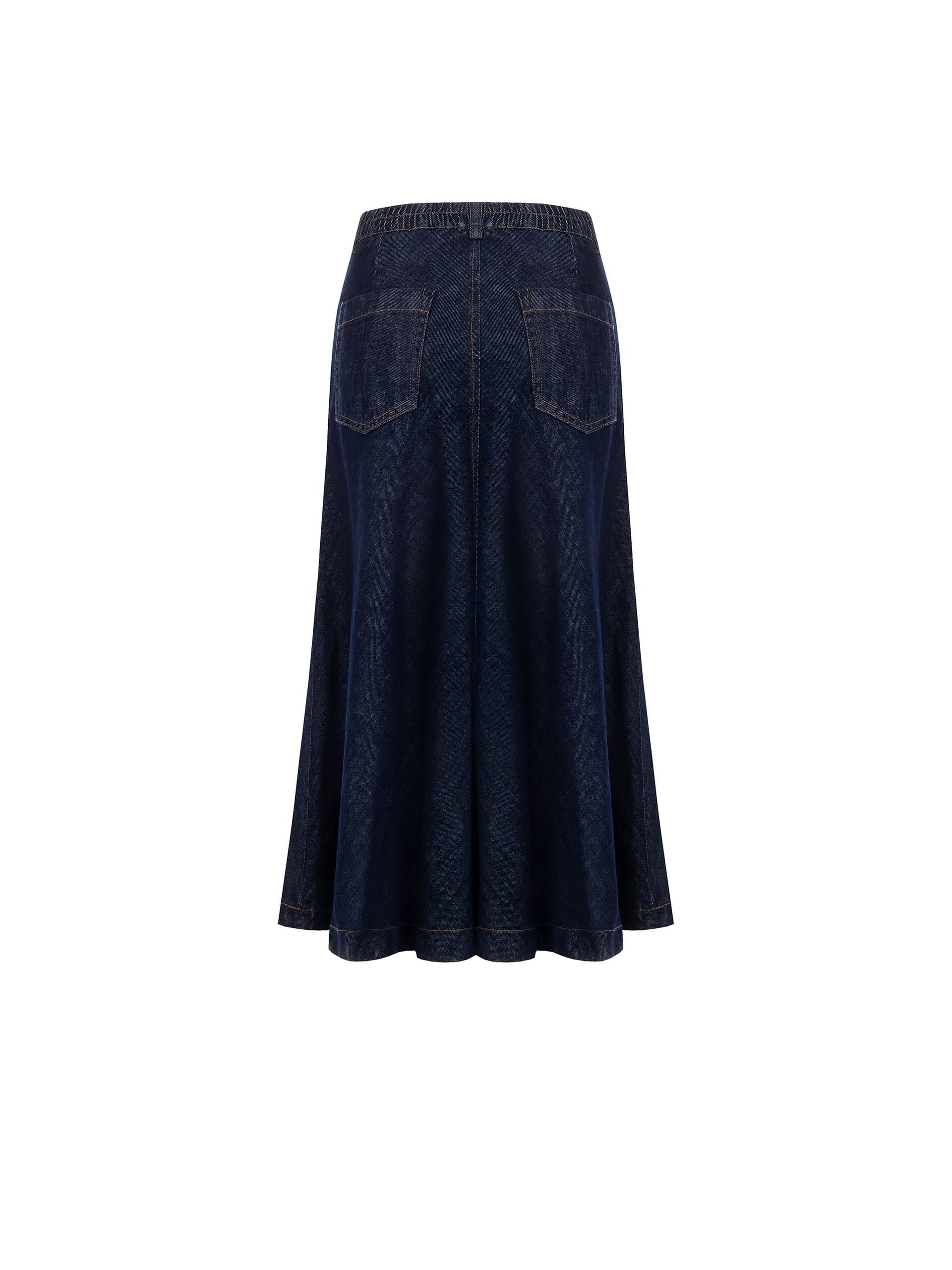 Gonna Svasata In Denim Rinascimento