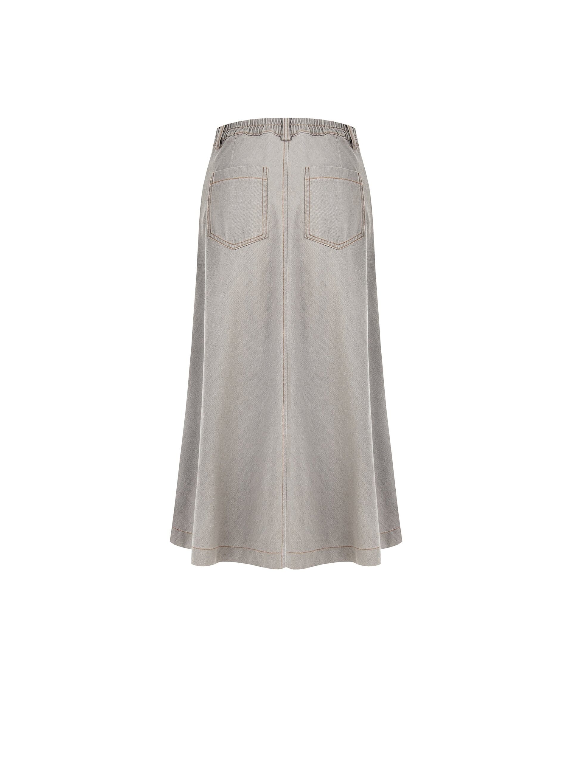 Gonna Svasata In Denim Rinascimento