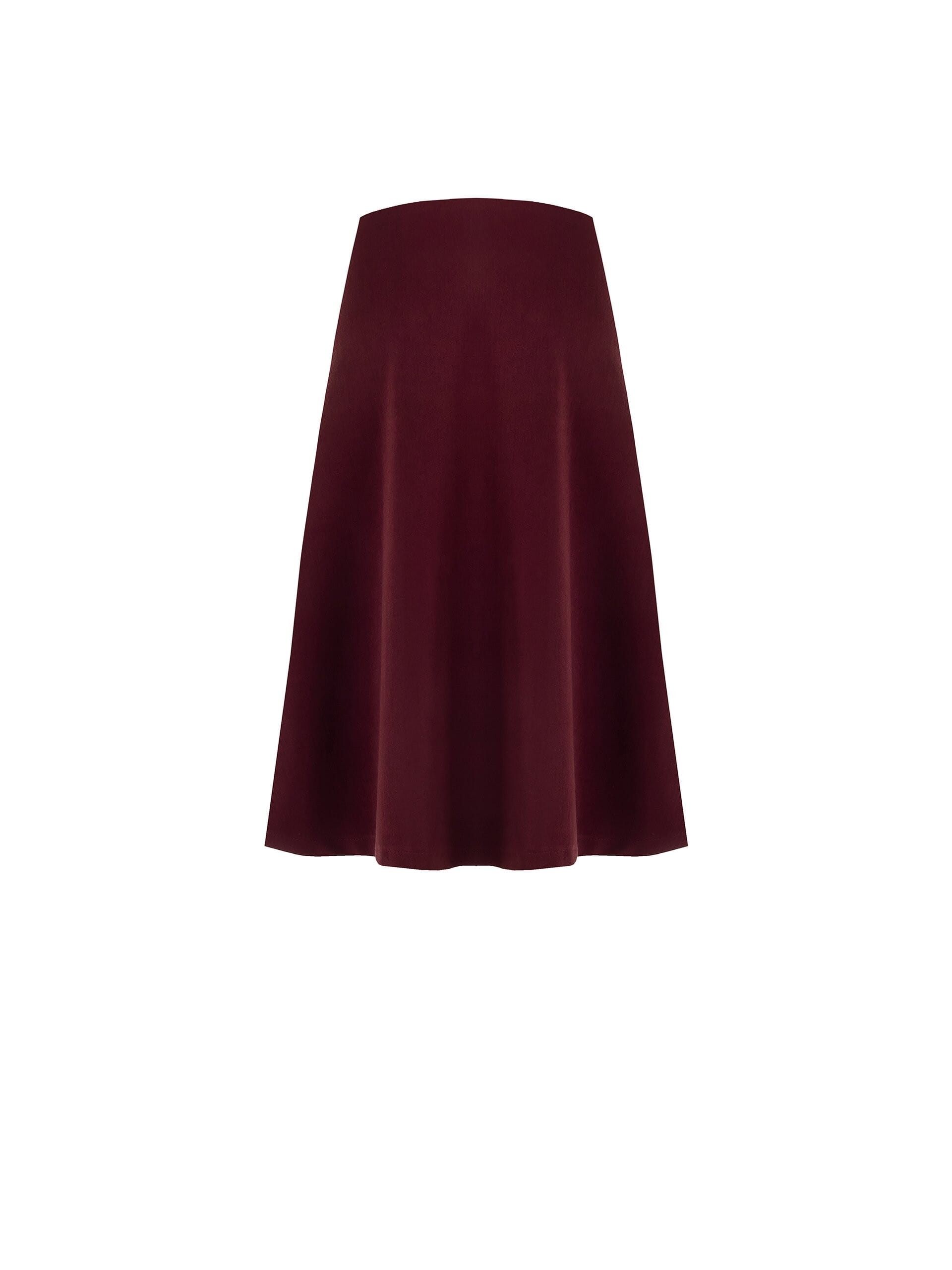 Gonna Midi A Pieghe Con Cinturini In Similpelle Rinascimento