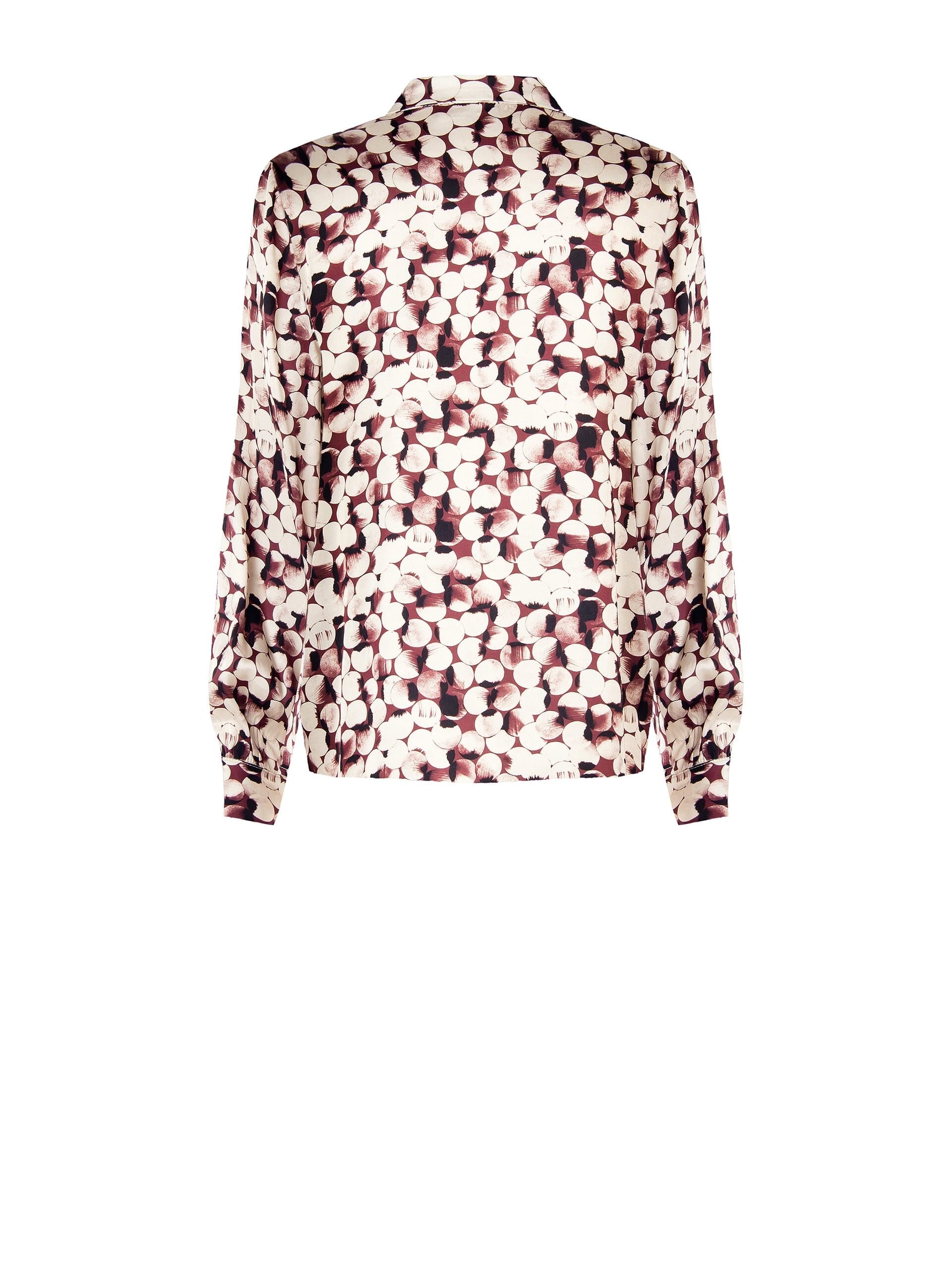 Camicia Ampia In Viscosa Con Bottoni A Scomparsa Rinascimento