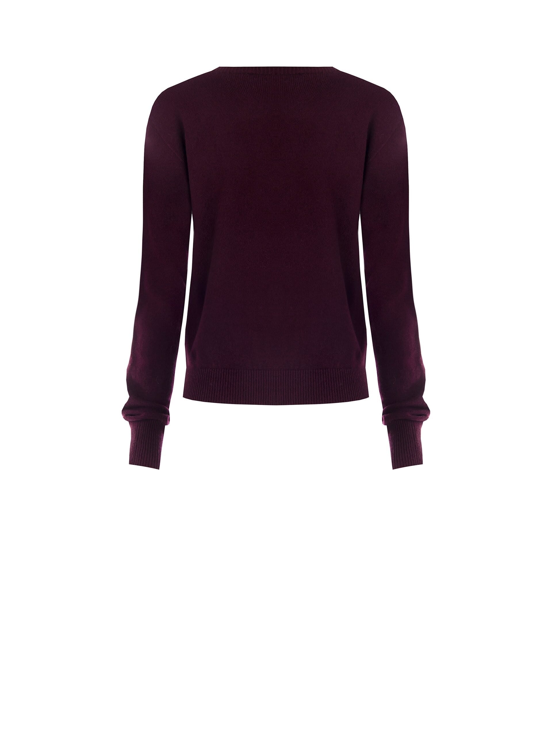 Wool Crew Neck Sweater with RR Logo Tag Rinascimento