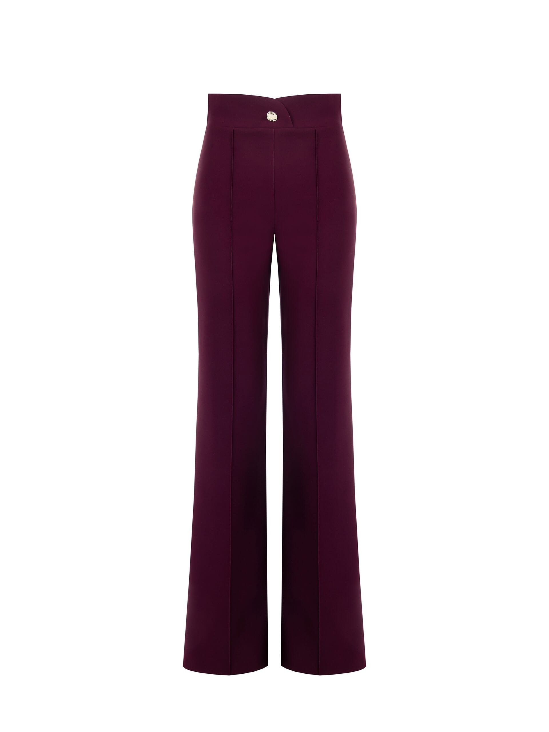 Pantaloni Dritti In Tessuto Bi-Stretch Rinascimento