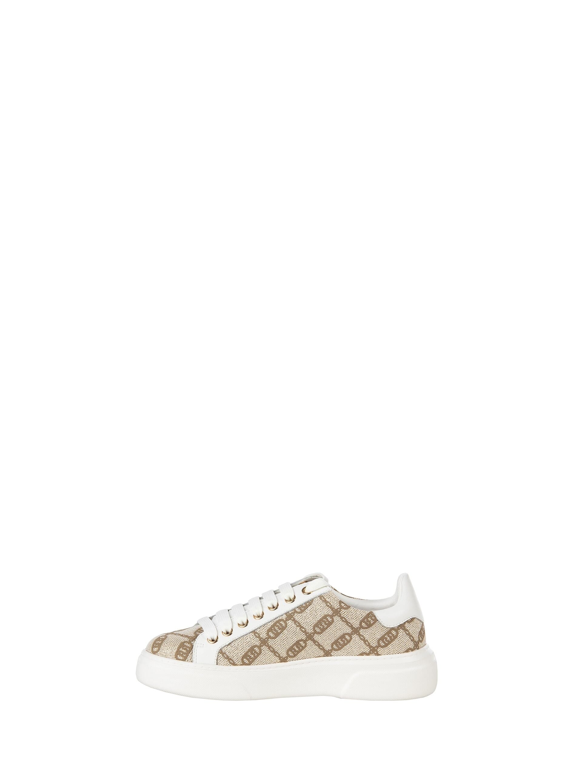 Sneakers In Tela Glitter Con Pattern Logo RR Rinascimento