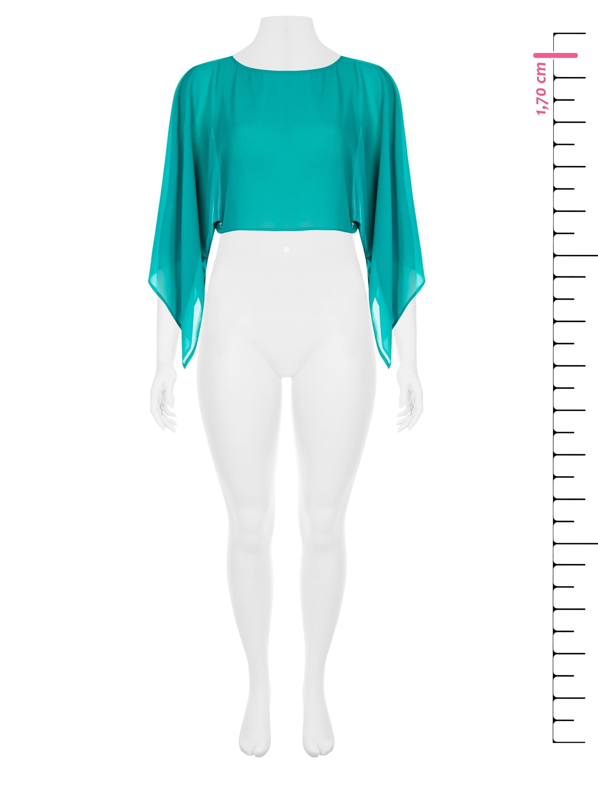 Stola Coprispalle Curvy In Georgette Rinascimento Curvy