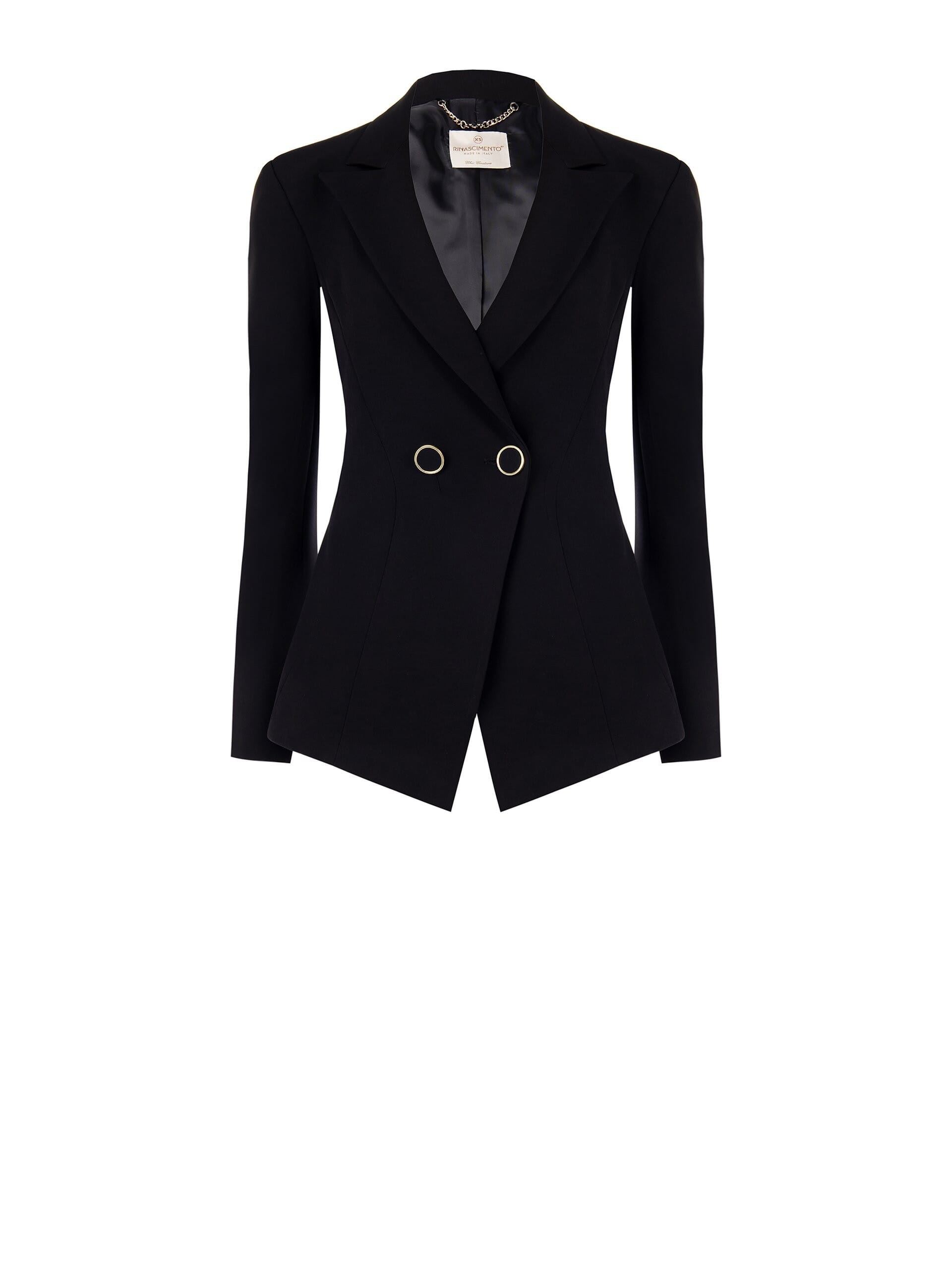 Giacca Blazer Sfiancata In Tessuto Tecnico Rinascimento