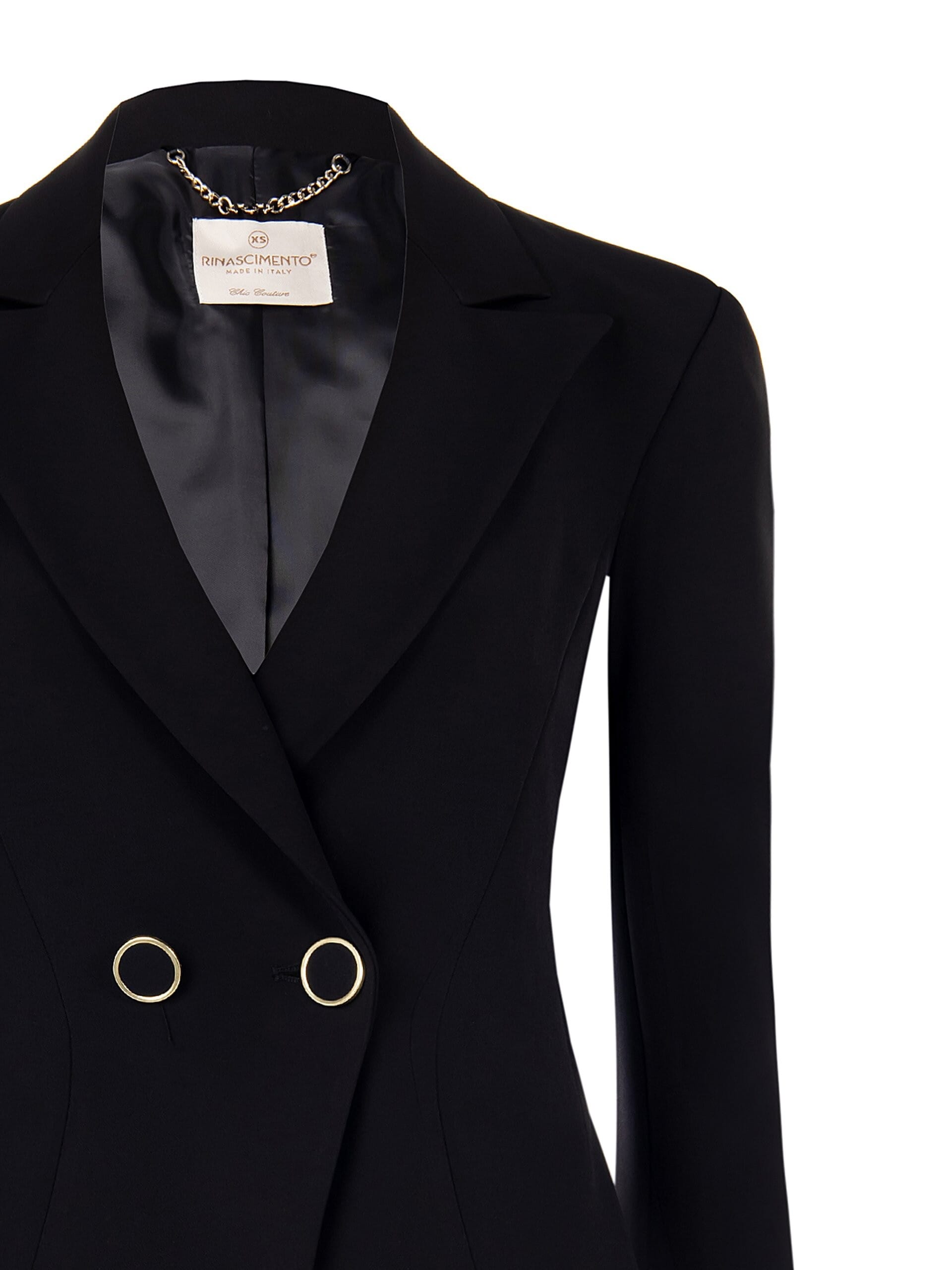 Giacca Blazer Sfiancata In Tessuto Tecnico Rinascimento