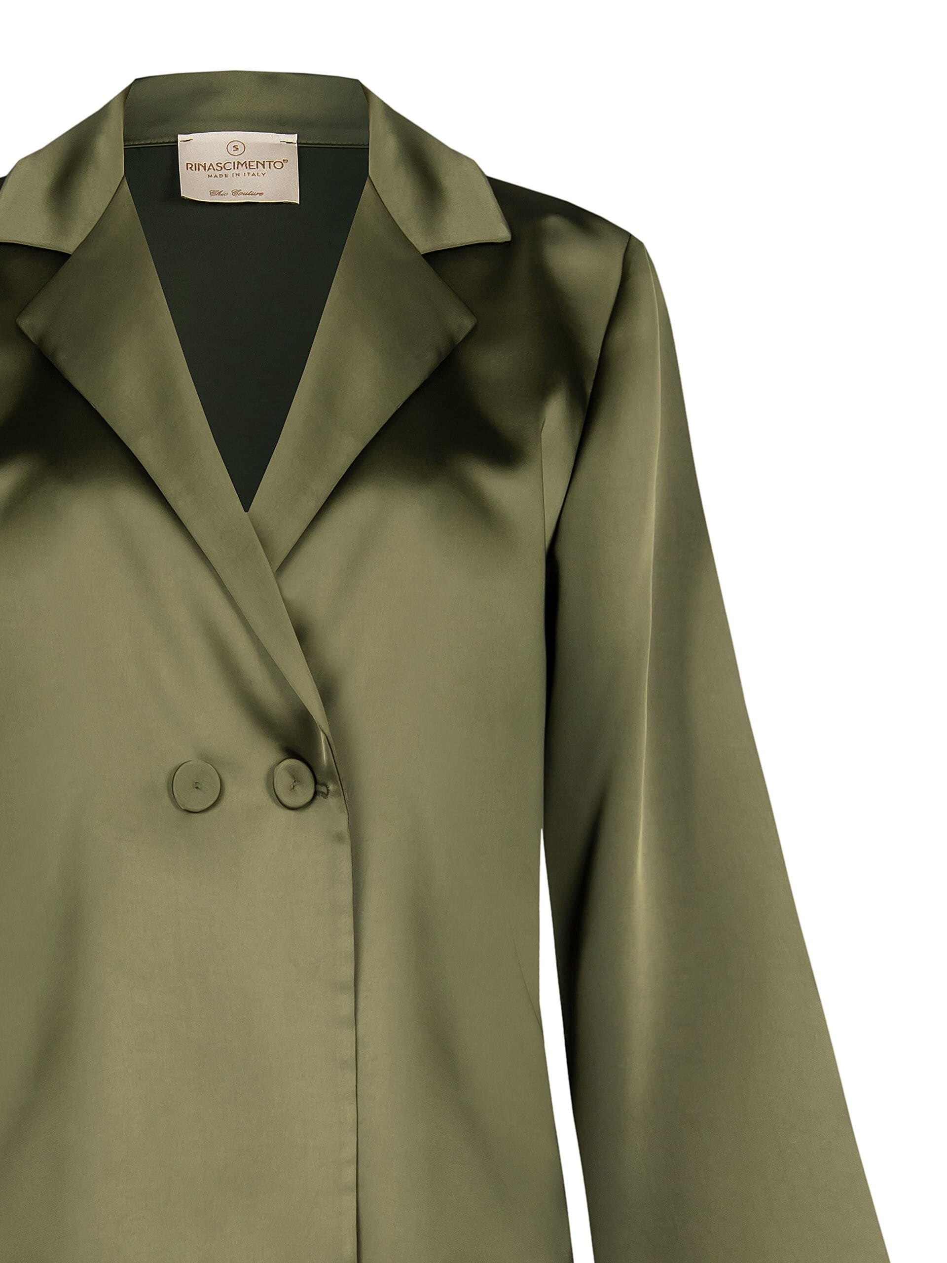 Rinascimento - Blazer sans bretelles en satin sur veste