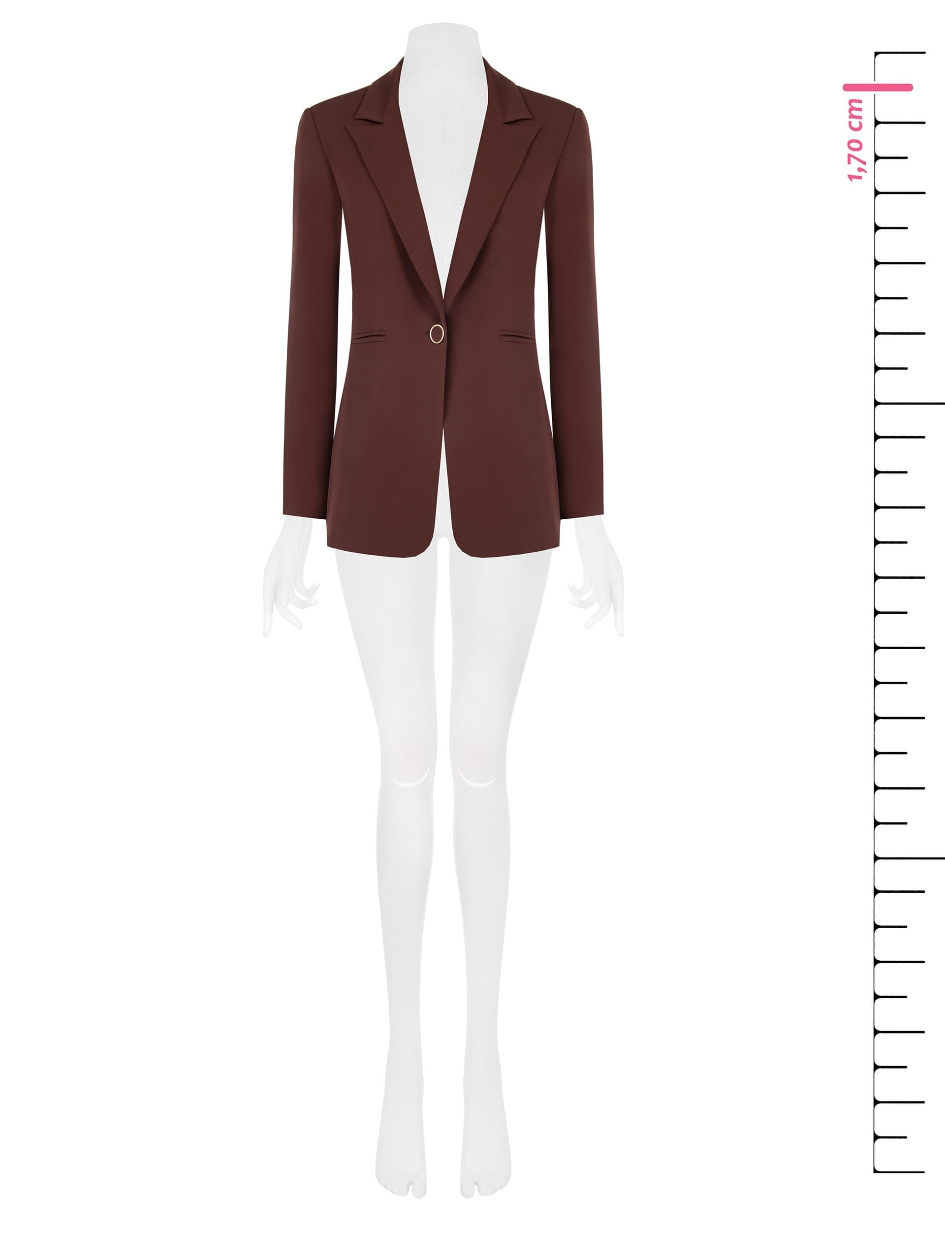 Giacca Blazer Sfiancata Ampia In Tessuto Tecnico Rinascimento