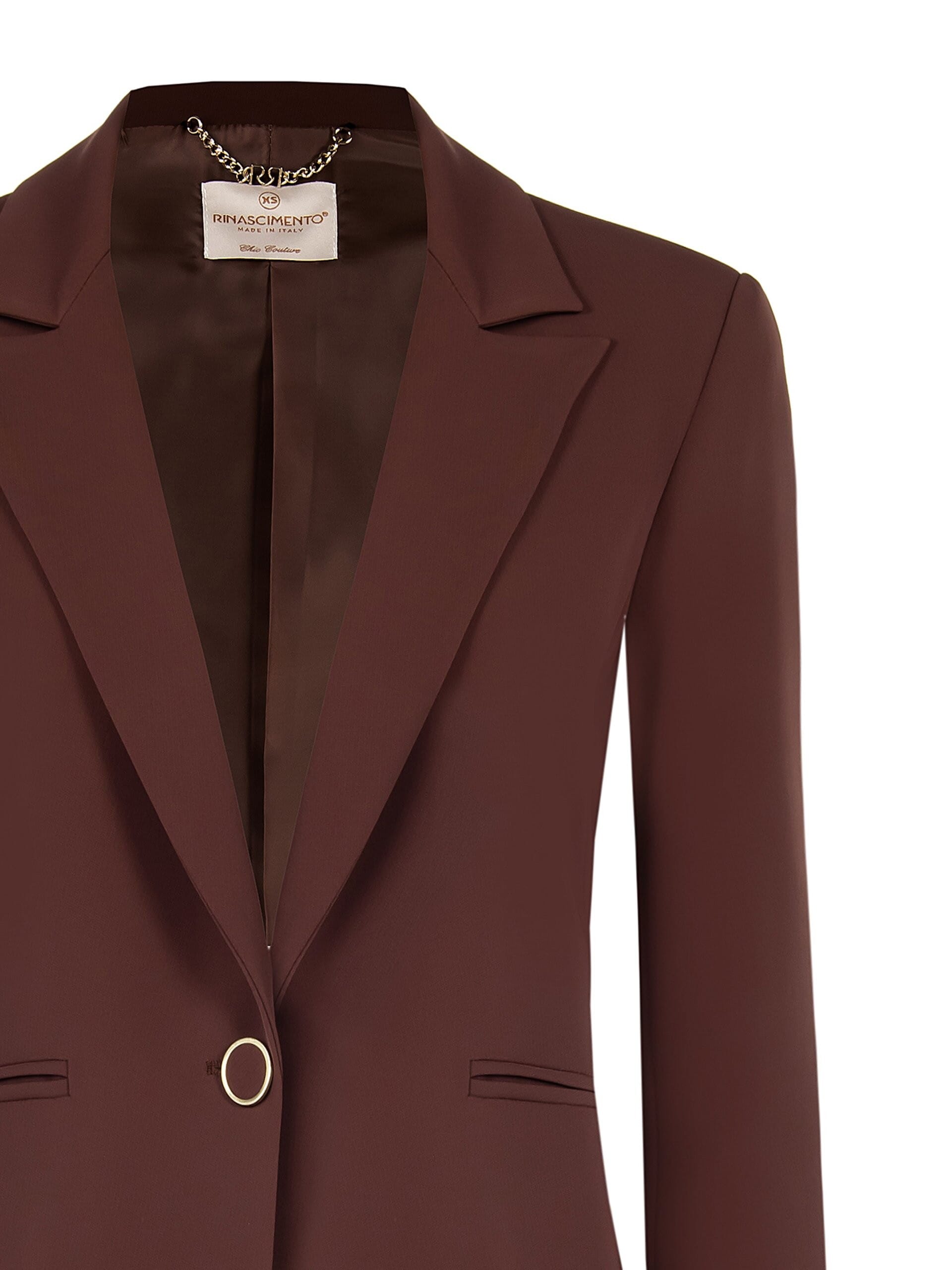 Giacca Blazer Sfiancata Ampia In Tessuto Tecnico Rinascimento