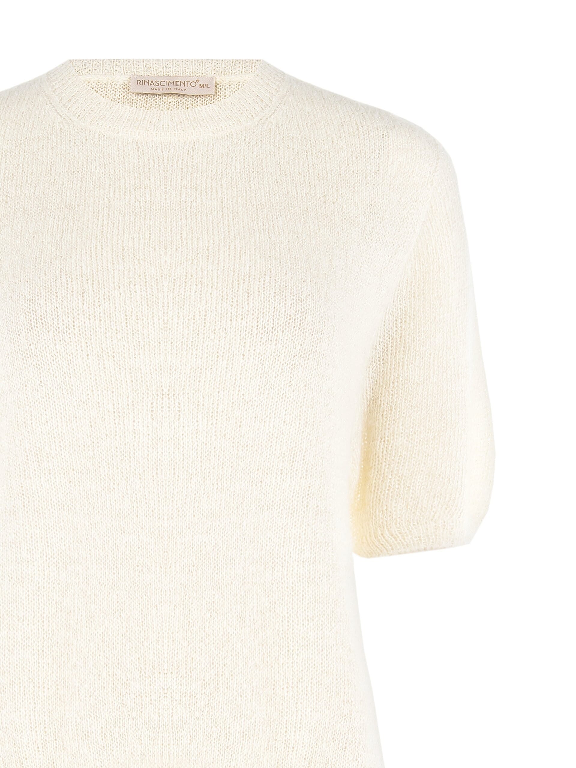 Pull poilu avec un fil de Lurex Rinascimento