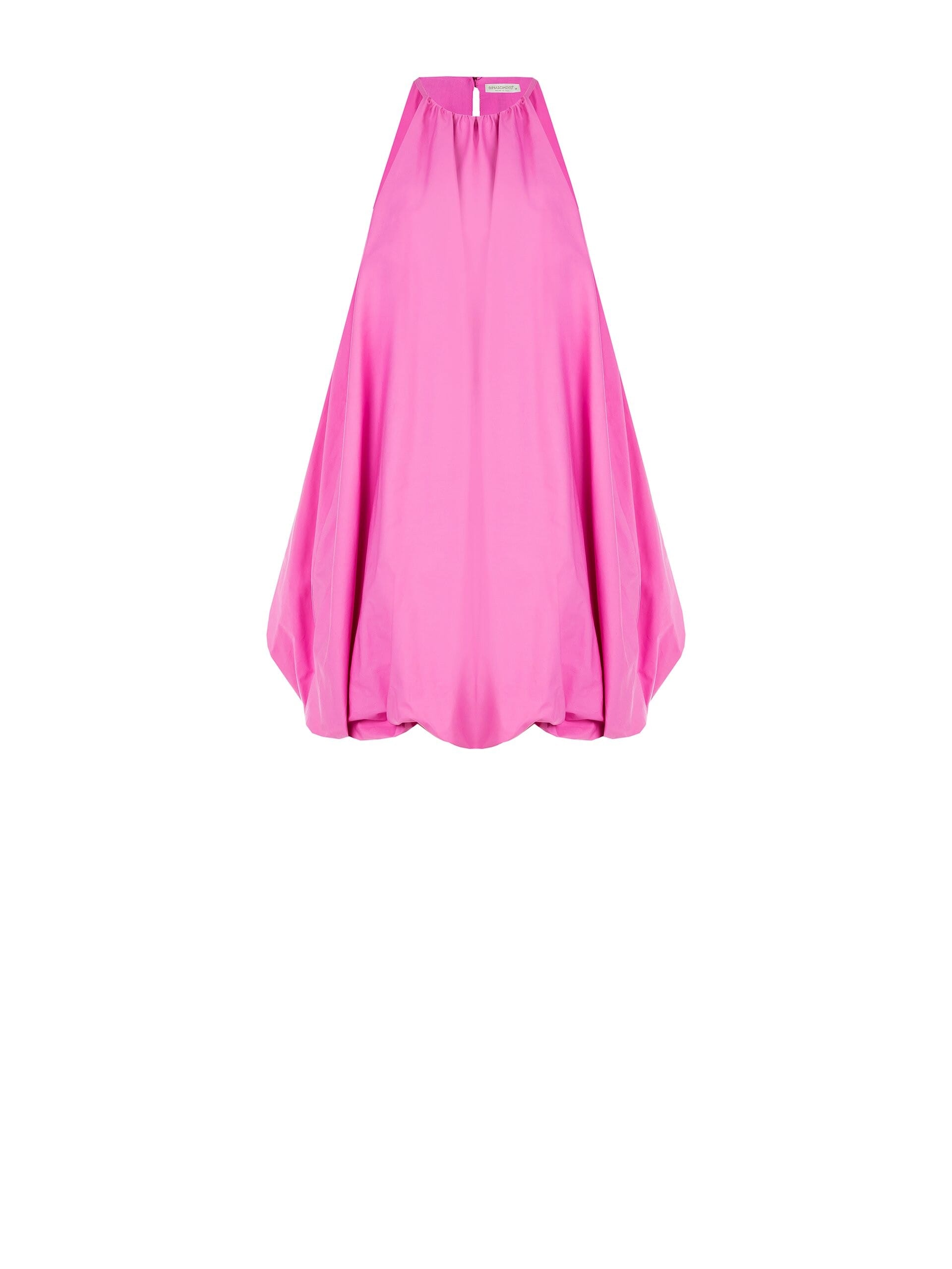 Abito Corto A Palloncino In Cotone Rinascimento