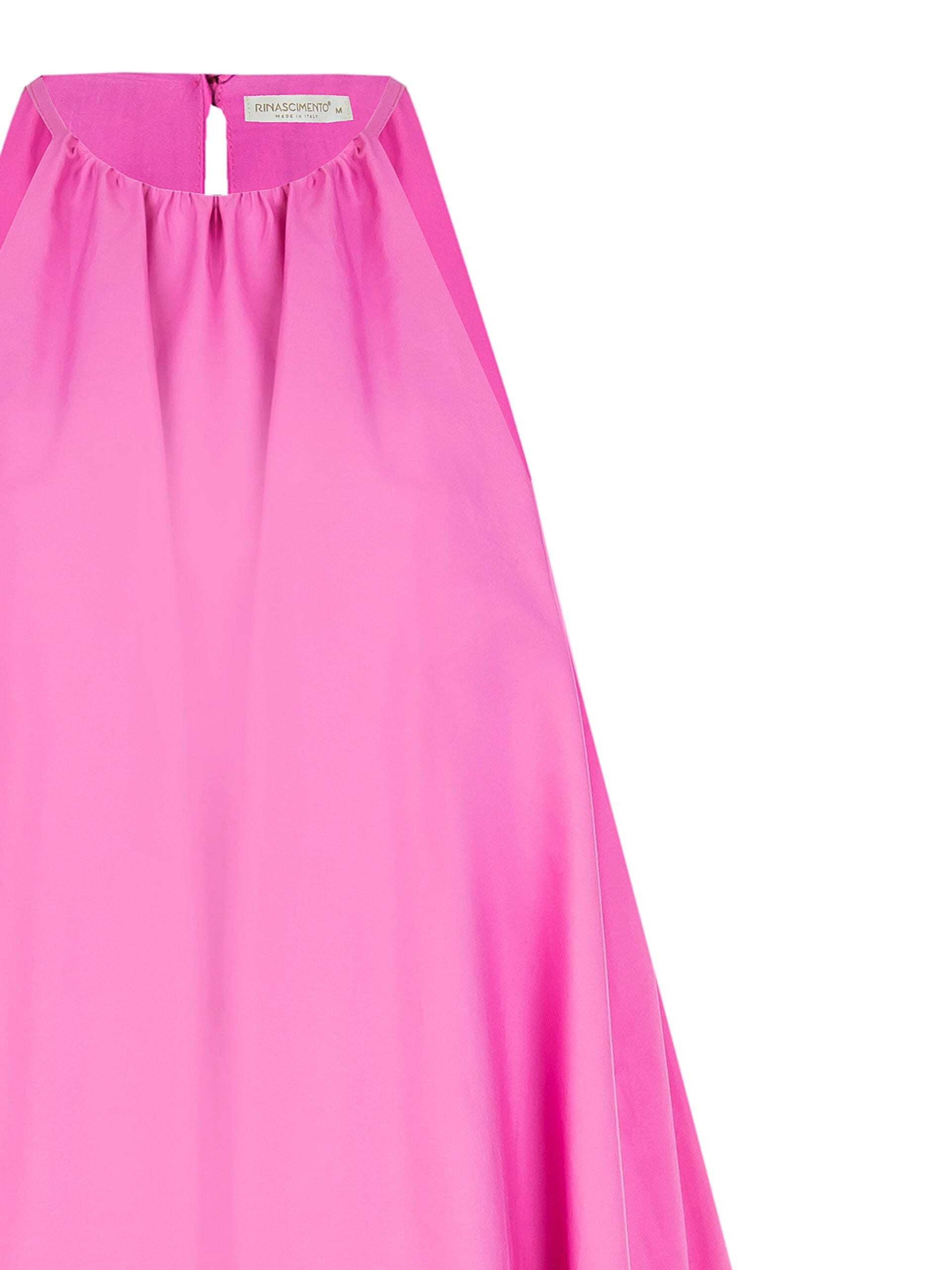 Abito Corto A Palloncino In Cotone Rinascimento