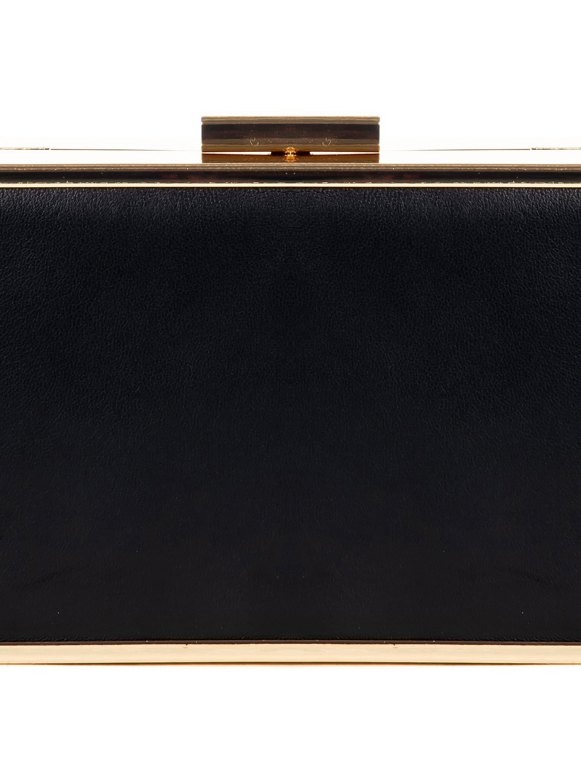 Borsa Pochette Rigida In Similpelle Con Tracolla Catena Rinascimento