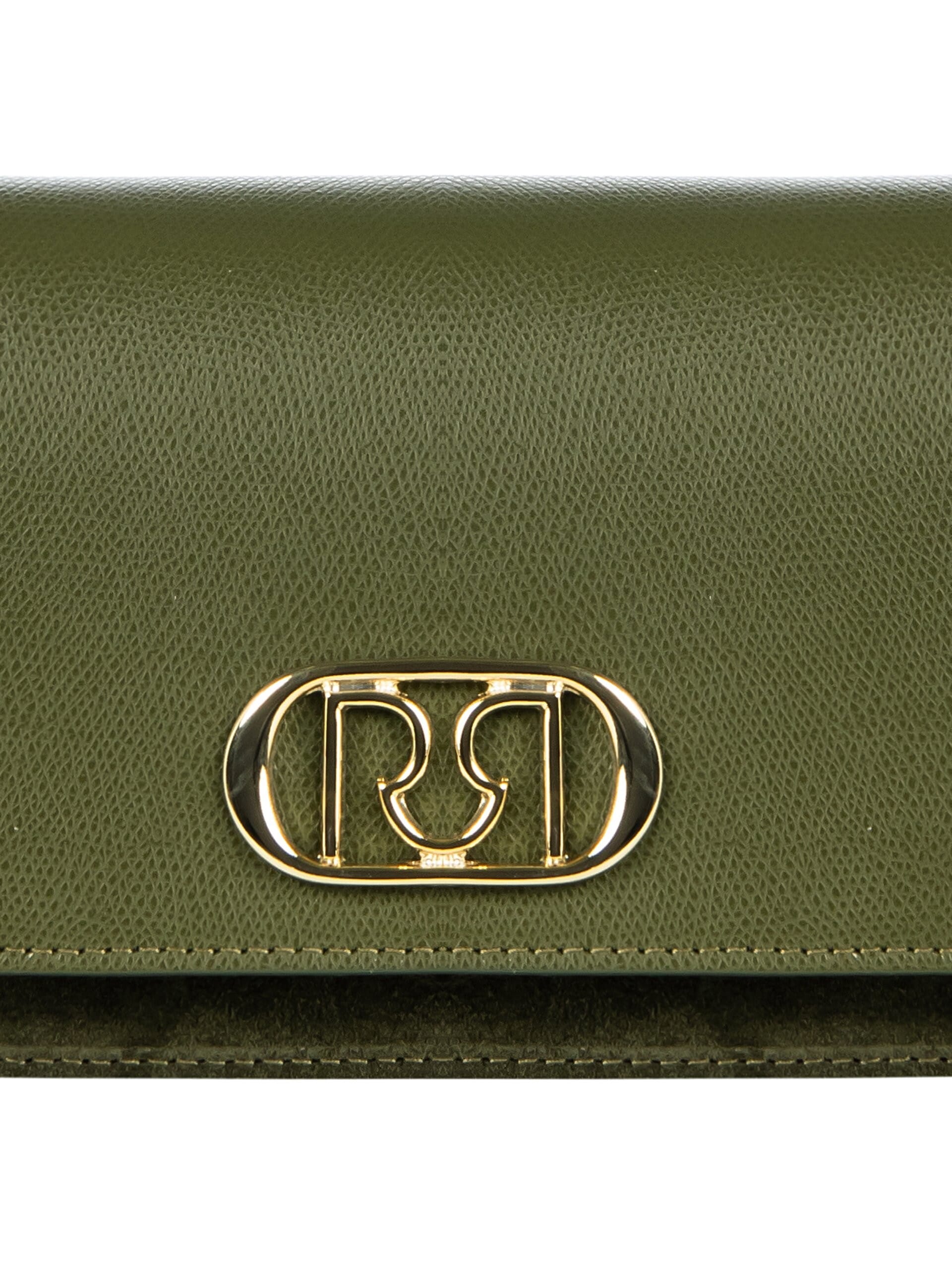 Genuine Martellised Leather and Suede Hand Bag with 2 Interchangeable Straps Rinascimento