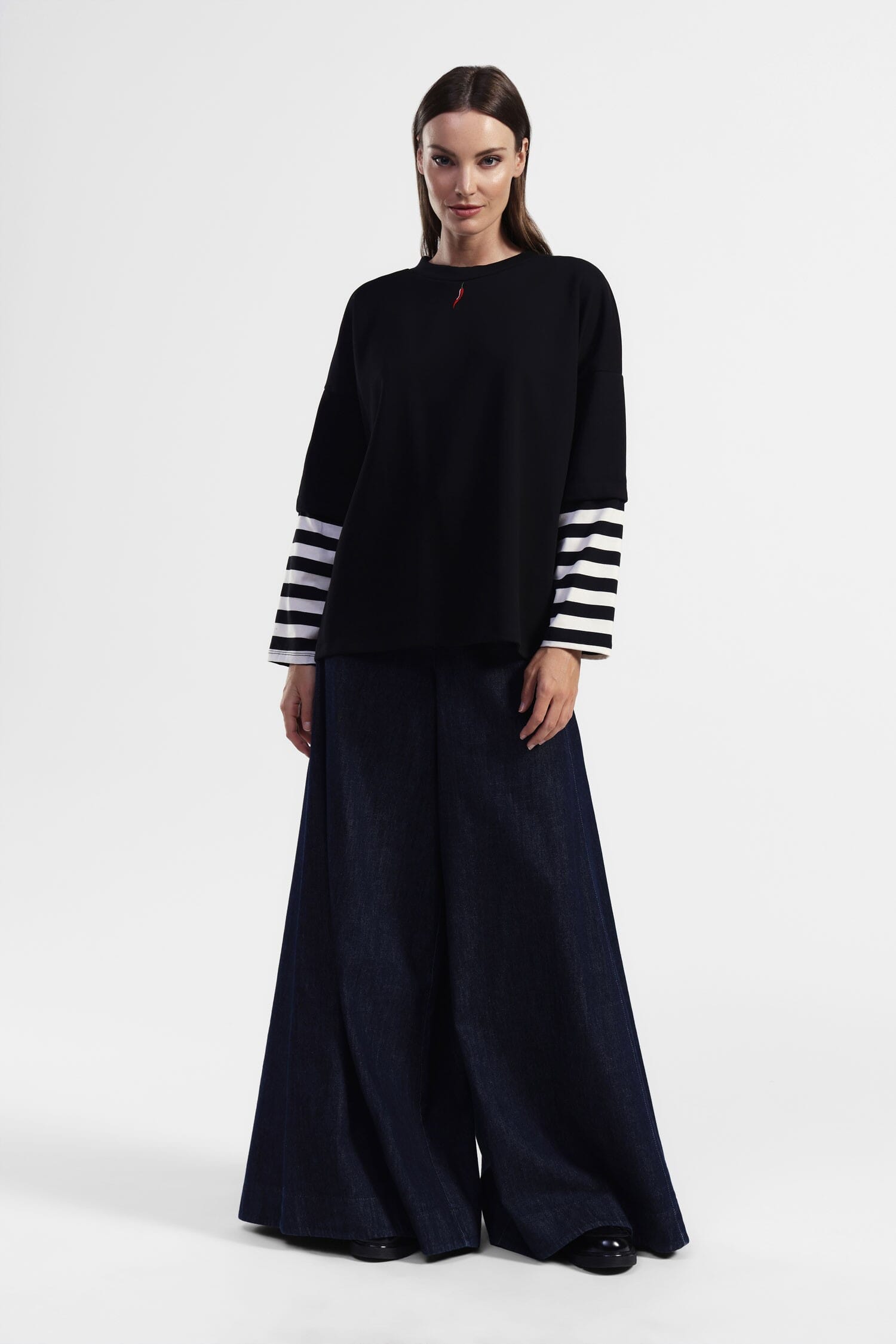 Dixie - Jean à jambe extra large et taille haute