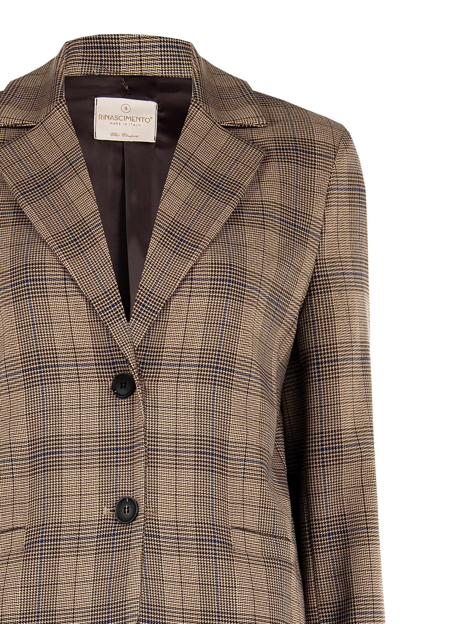 Rinascimento Prince of Wales Short Blazer Jacket