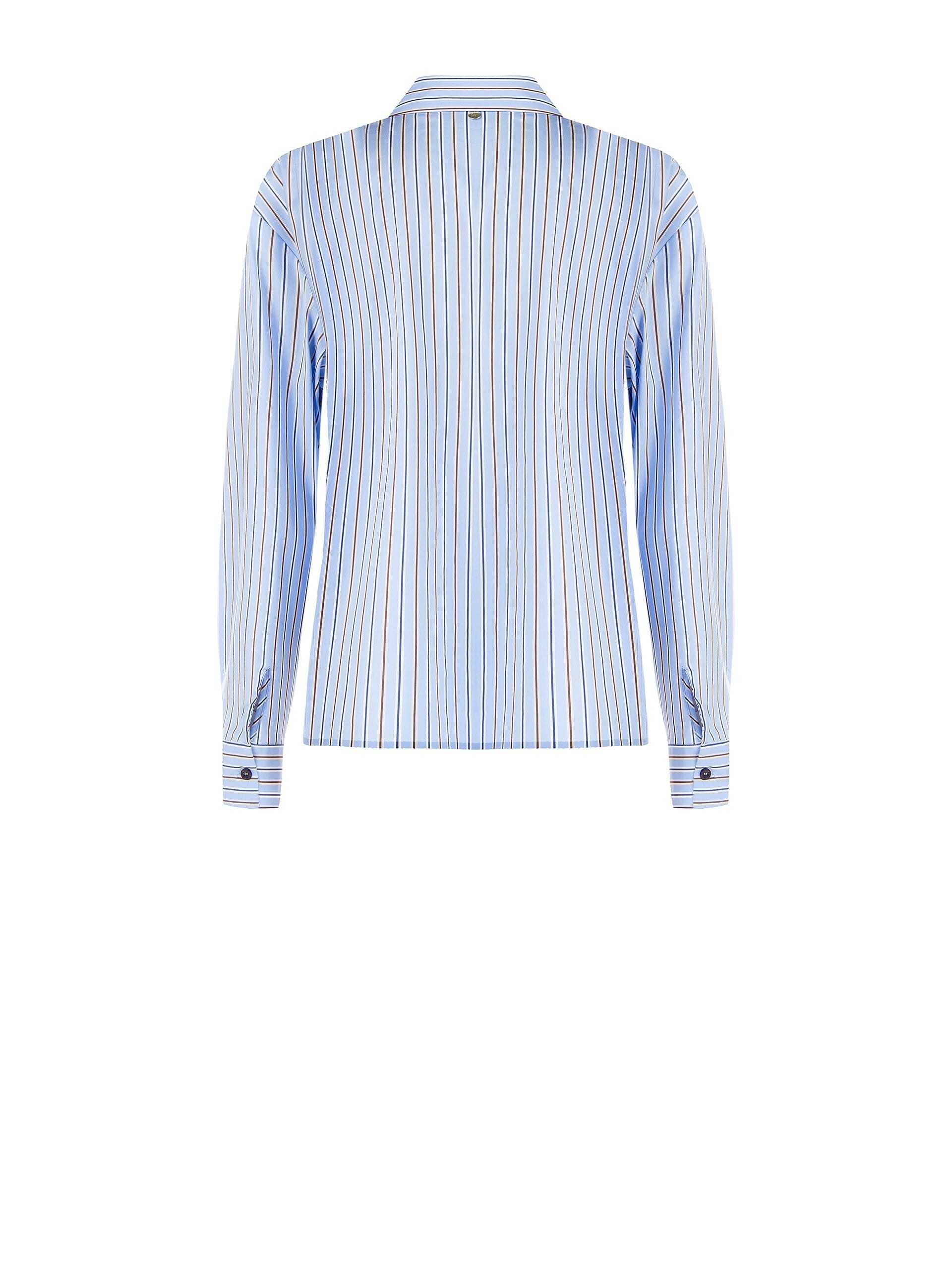 Rinascimento - Chemise large en coton mélangé à rayures