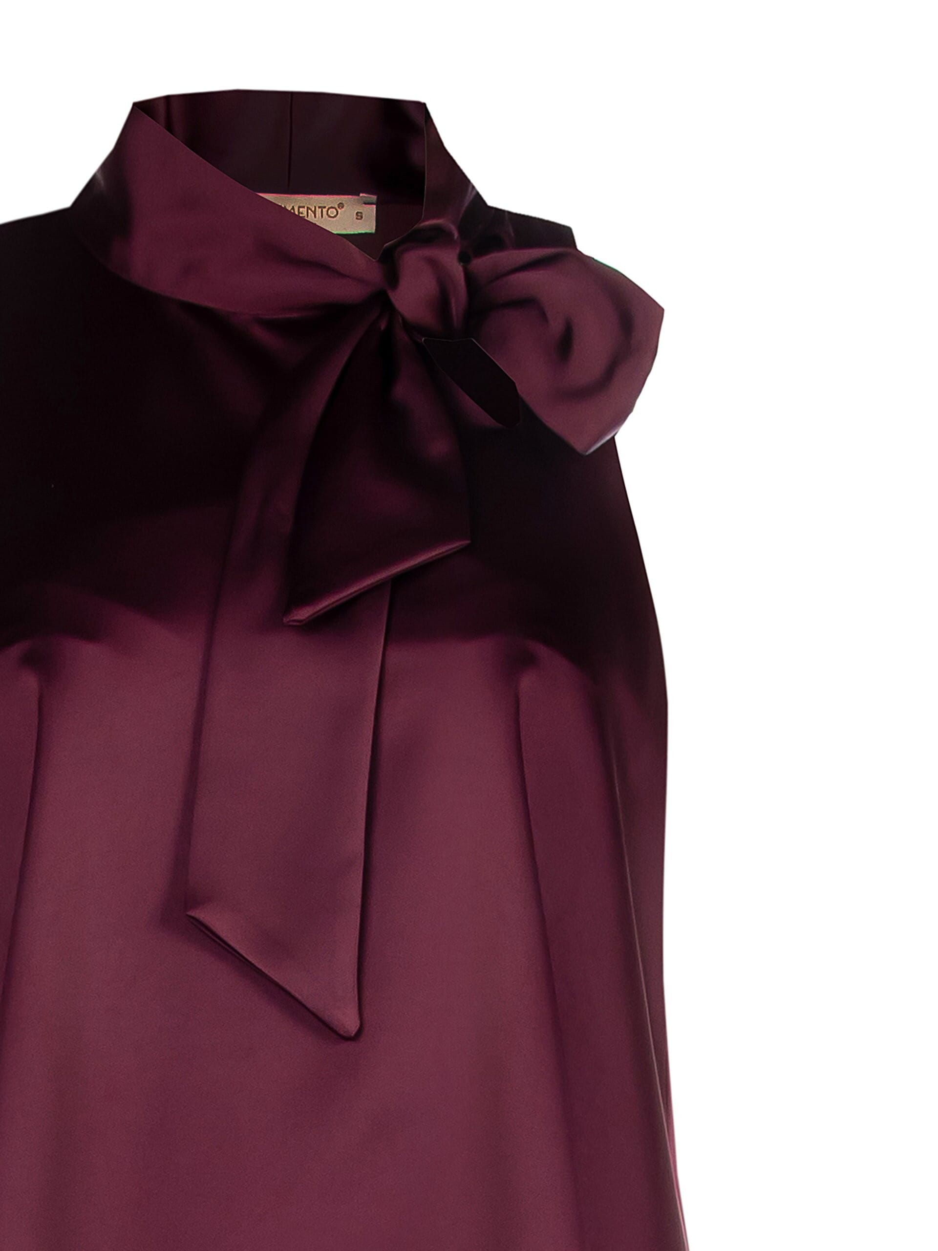 Abito Corto A Triangolo In Raso Con Fiocco Rinascimento