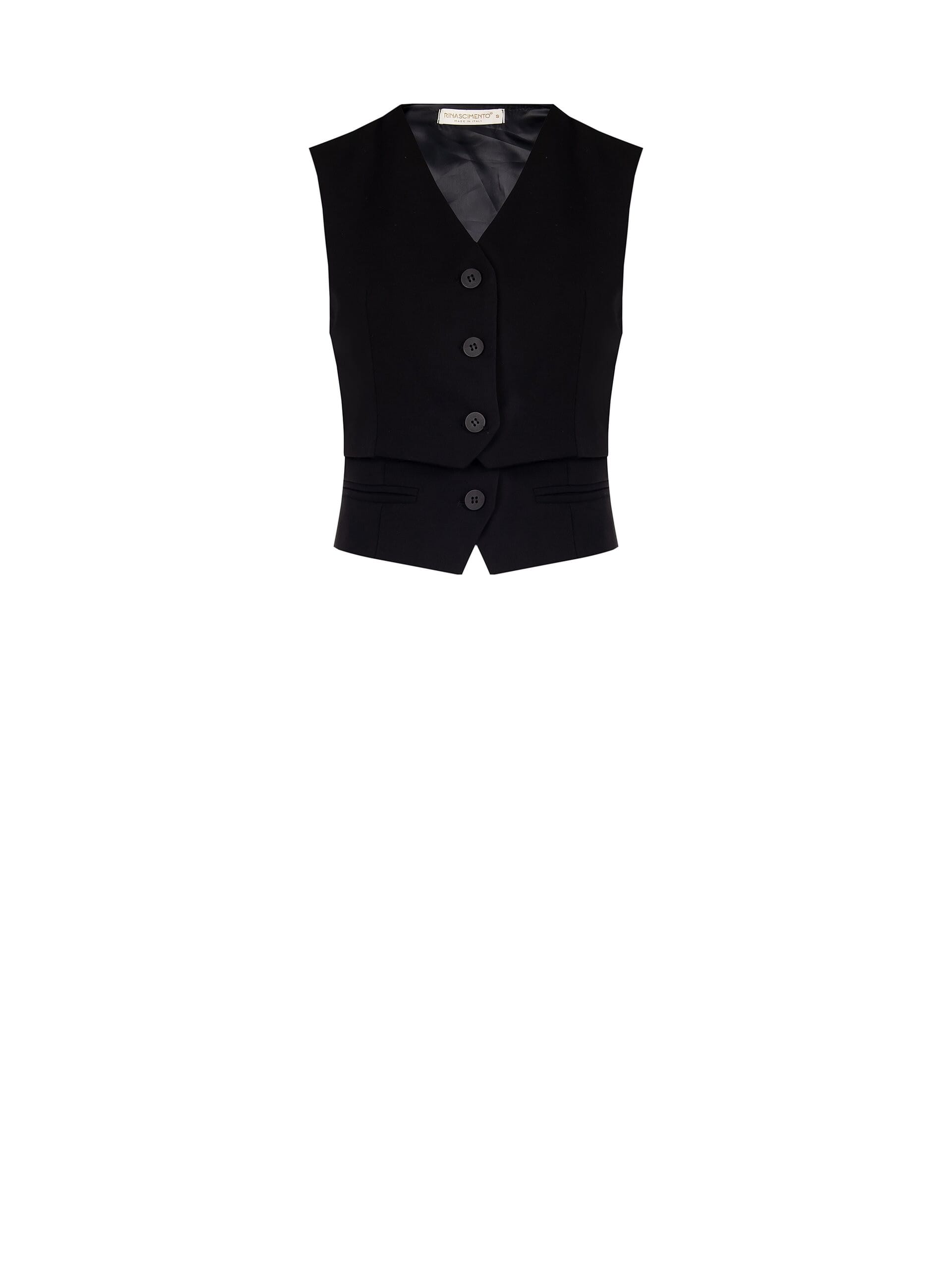 Mélange de viscose Effet deux gilets superposés Rinascimento
