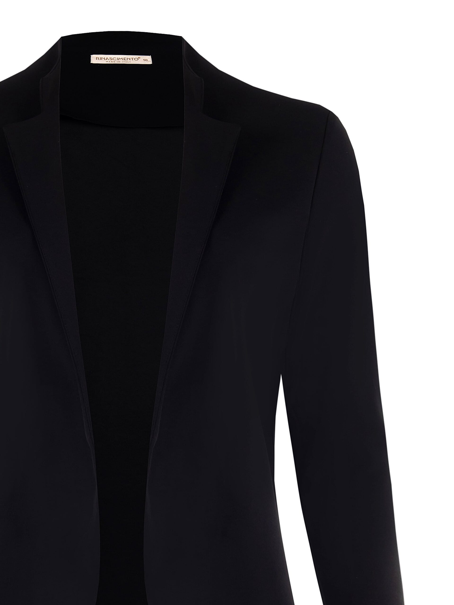 Rinascimento Curvy Veste ouverte sans bretelles en tissu fluide