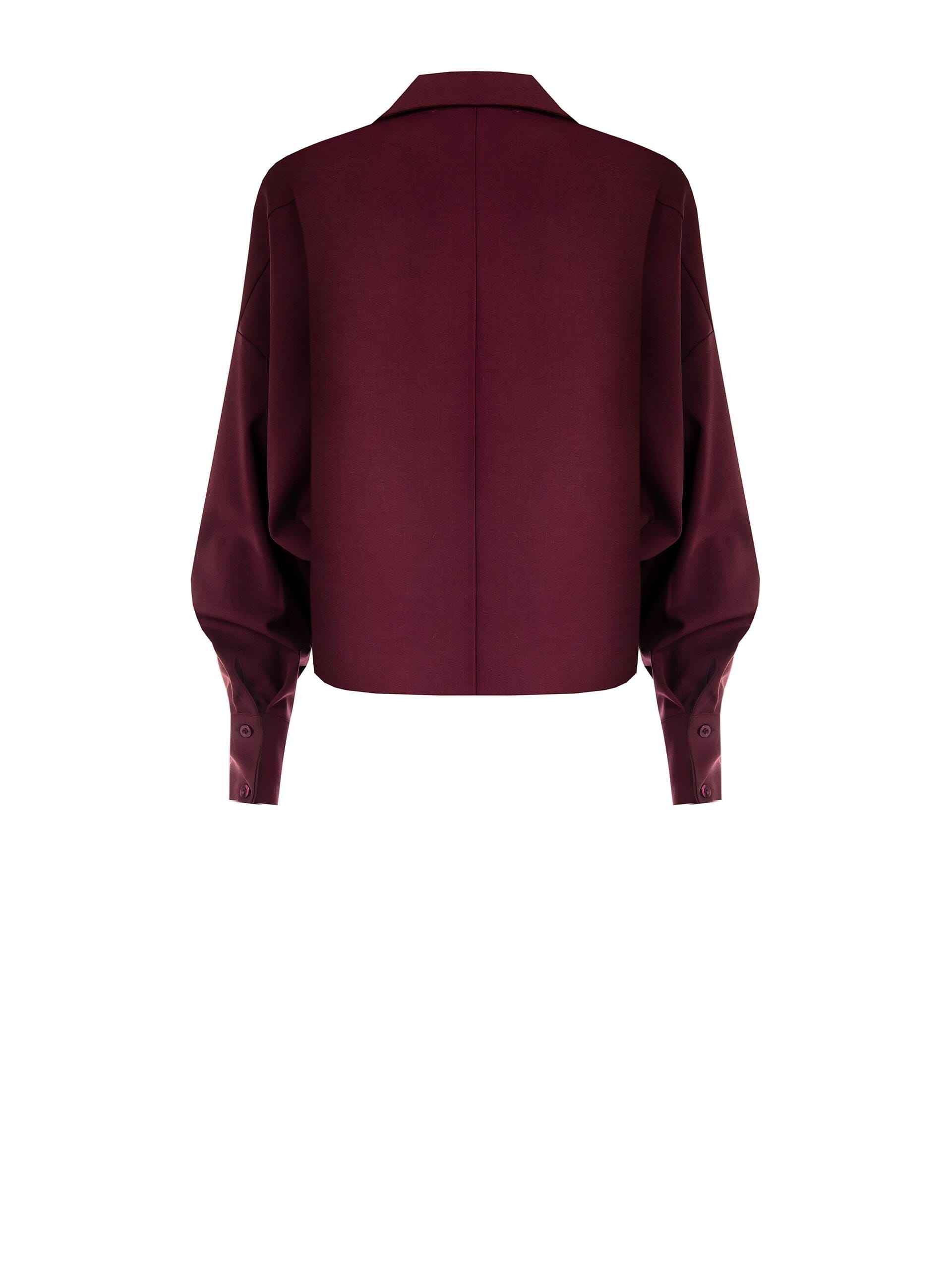 Rinascimento Short Shirt With Rolled Hem