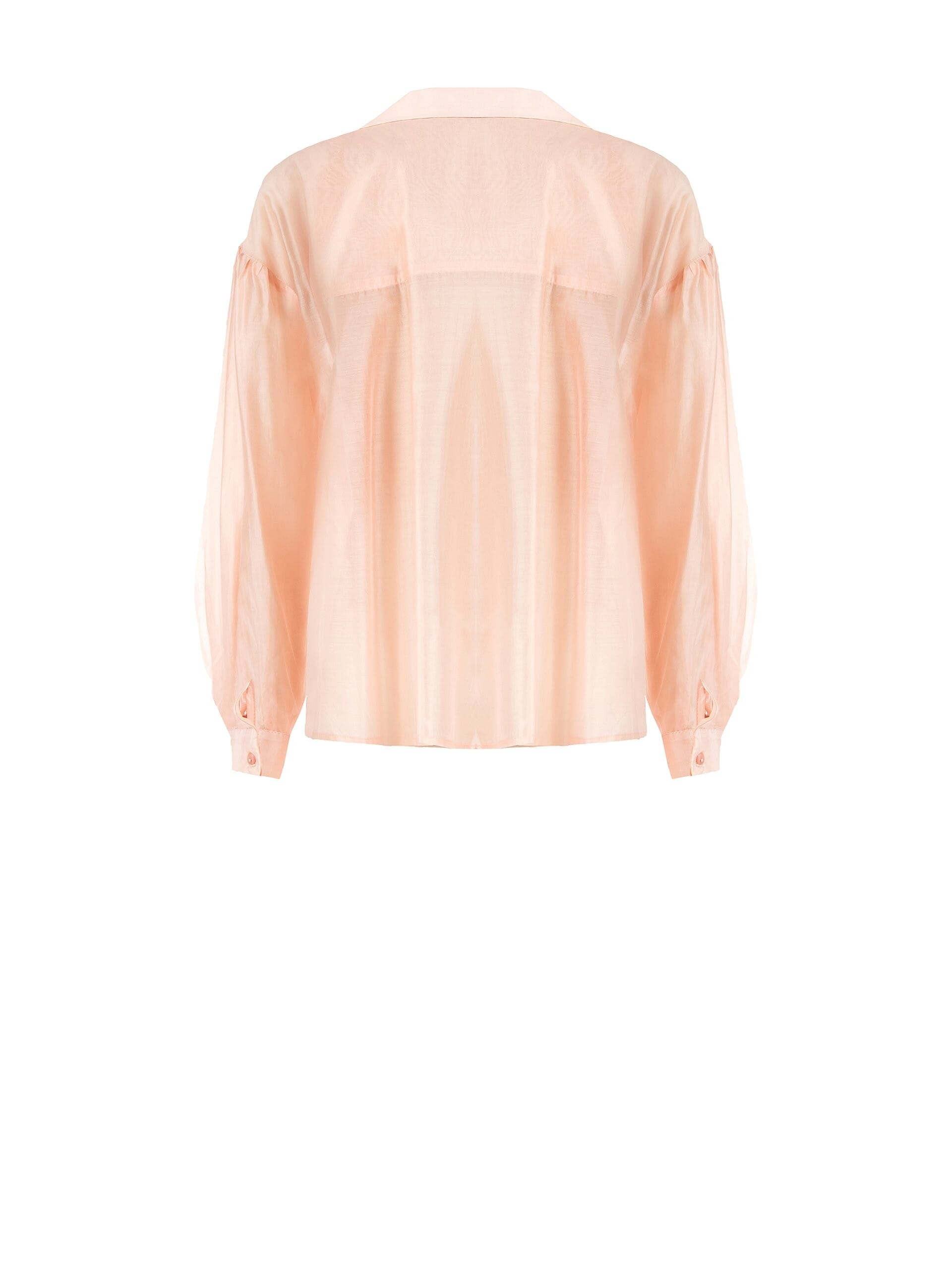 Camicia Ampia E Fluida In Tessuto Leggero Semitrasparente Rinascimento