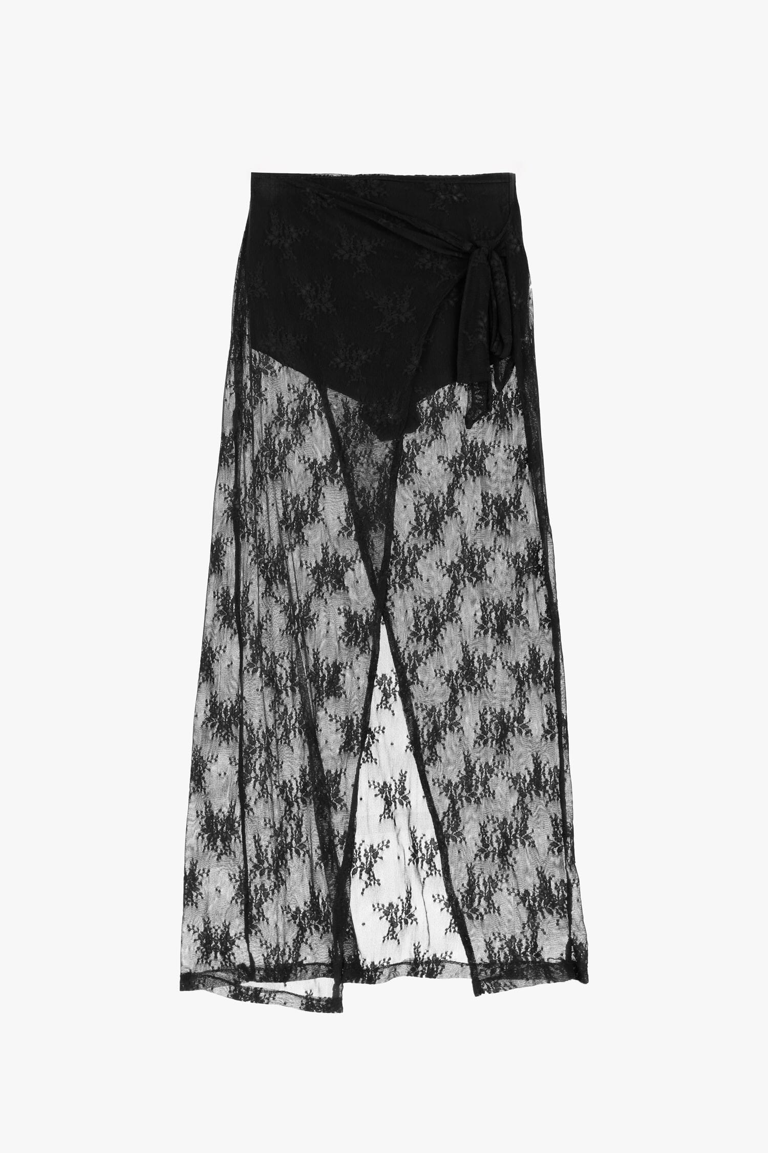 Gonna Lunga In Pizzo Con Nodo Frontale Dixie