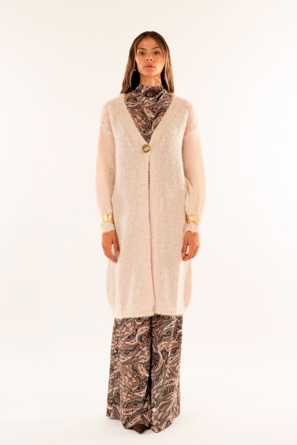 Cardigan Lungo Kontatto