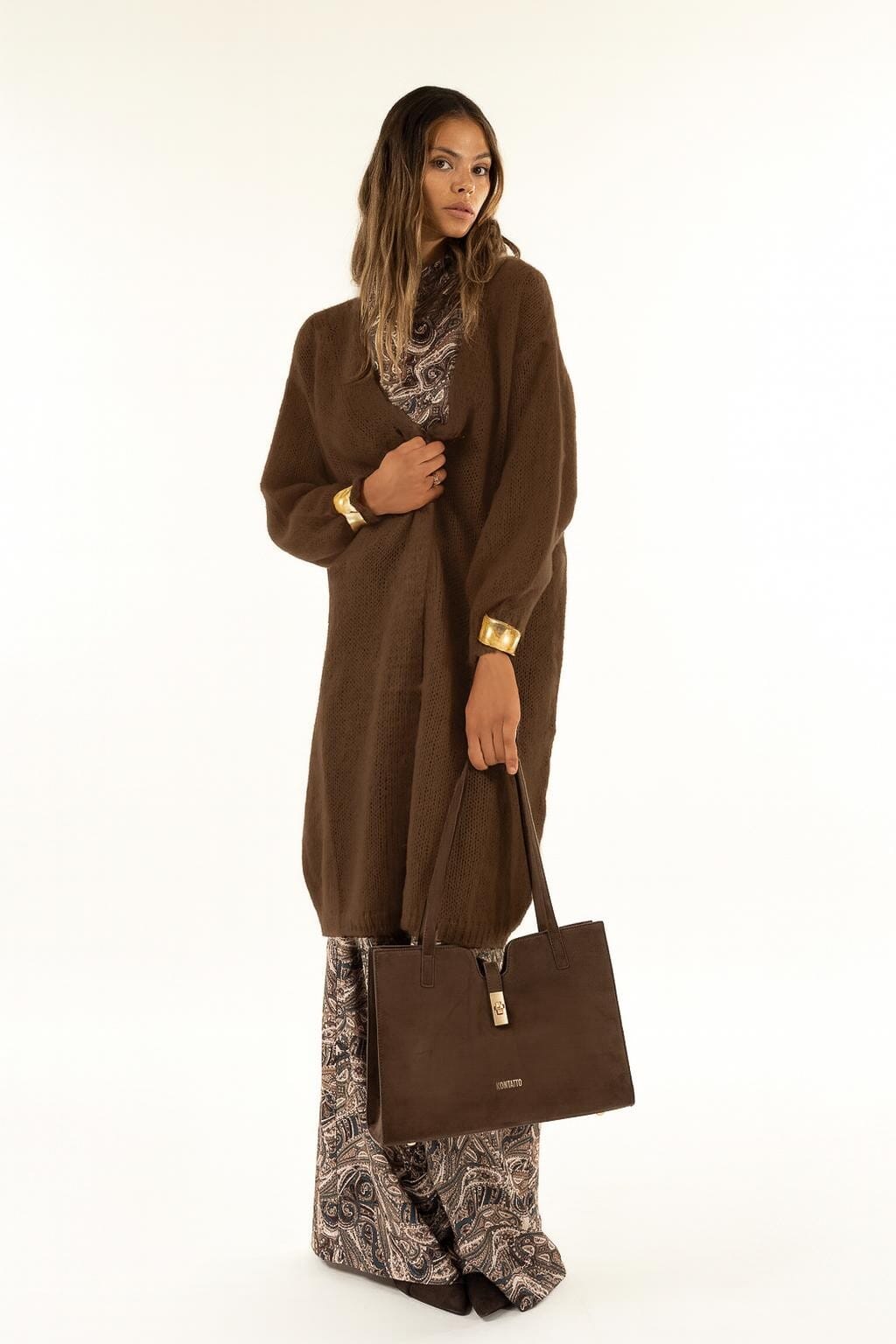 Cardigan Lungo Kontatto