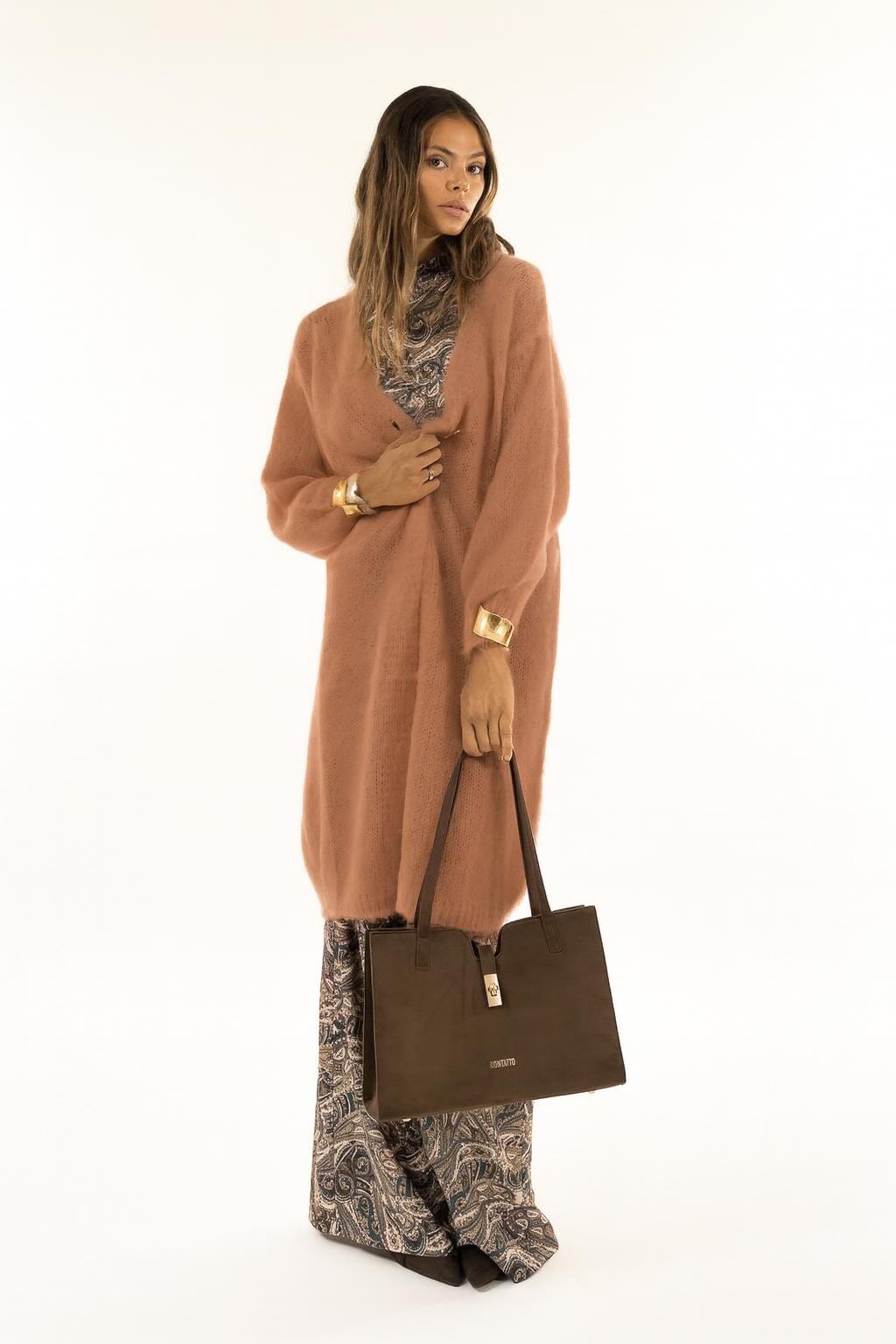 Cardigan Lungo Kontatto