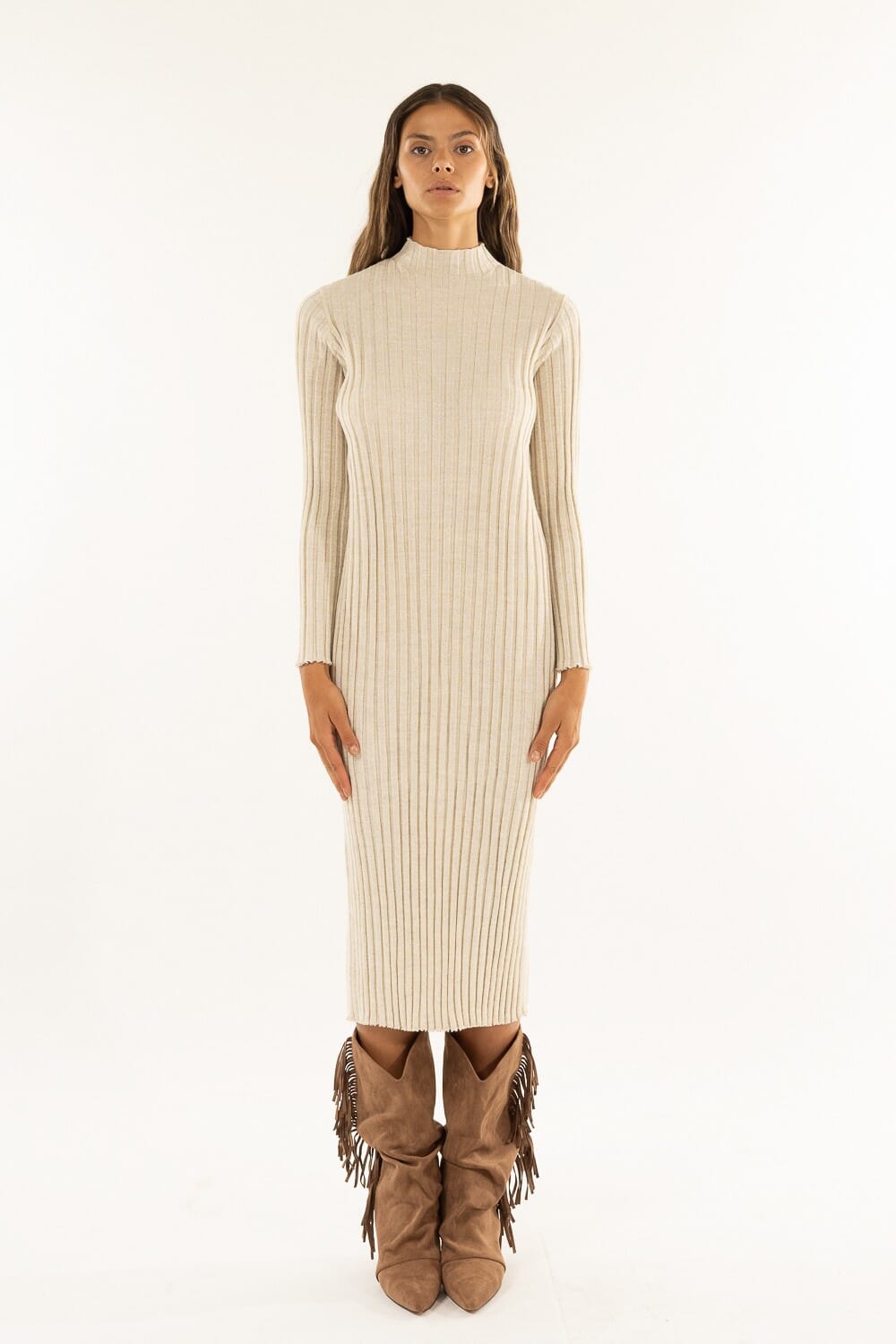 Abito Lungo Lupetto Kontatto