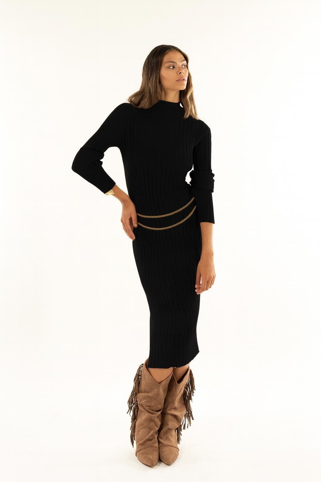 Abito Lungo Lupetto Kontatto