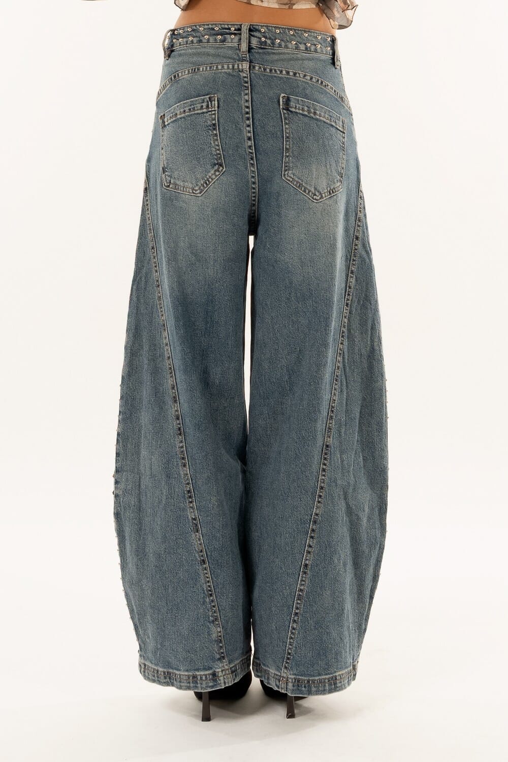 Denim Barrel Borchie Kontatto