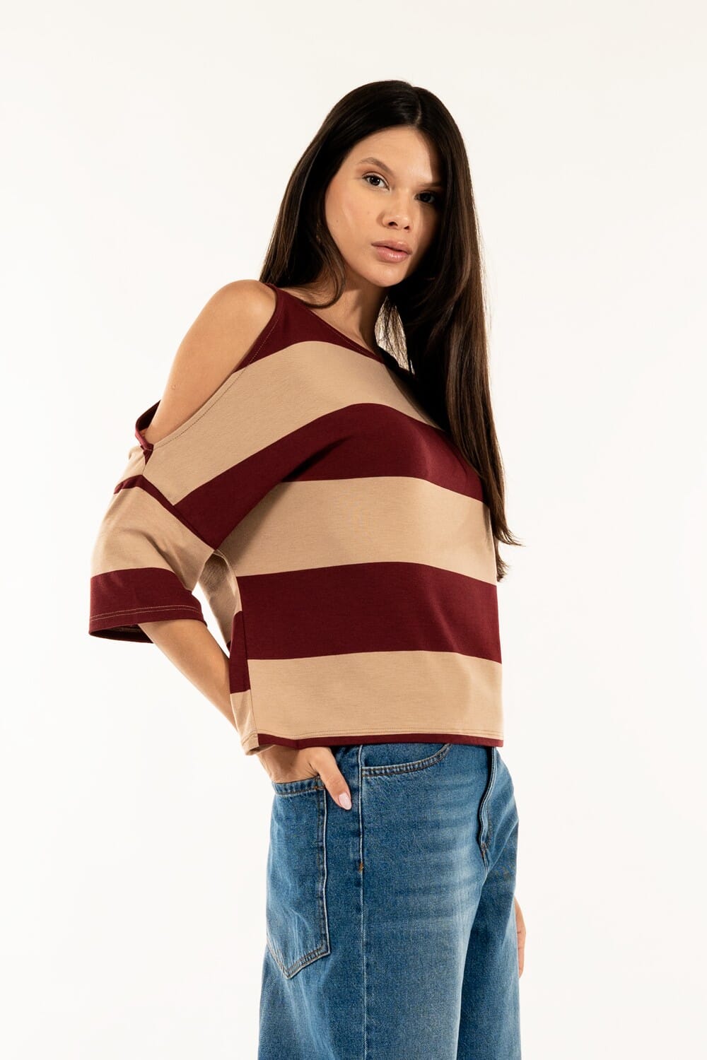 Kontatto - Mono - Blouse à découpes