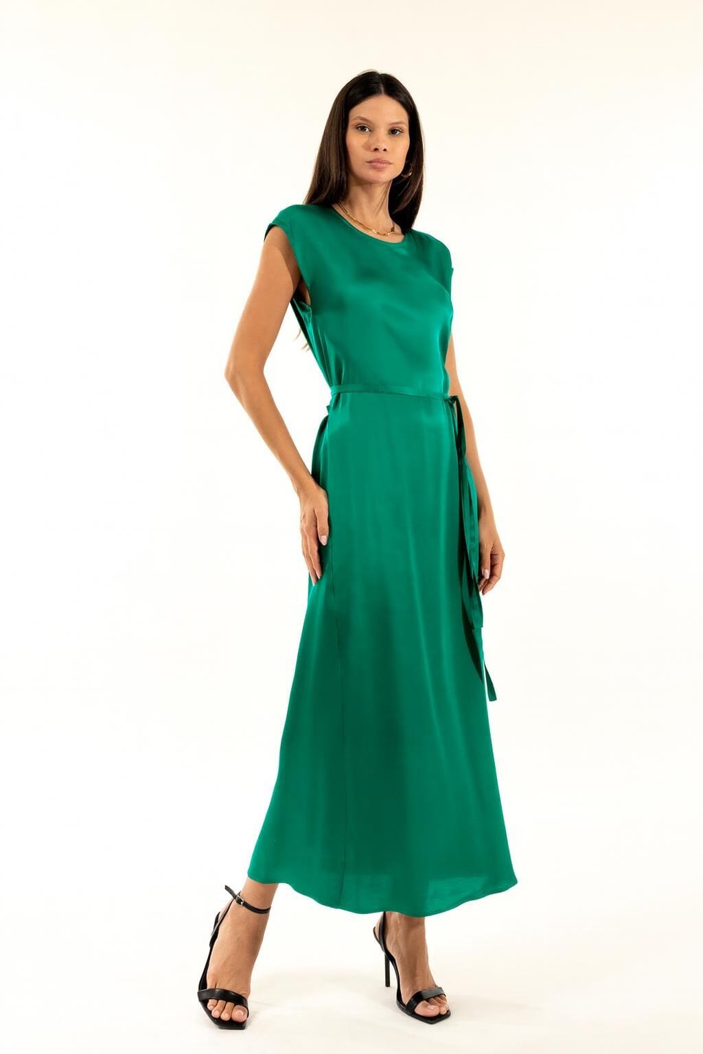 Robe à col ras du cou Belt Kontatto