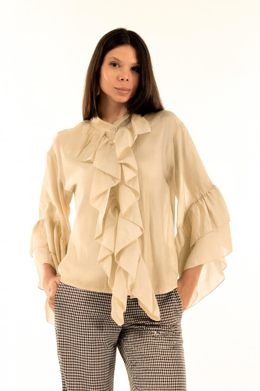 Camicia Rouches Kontatto