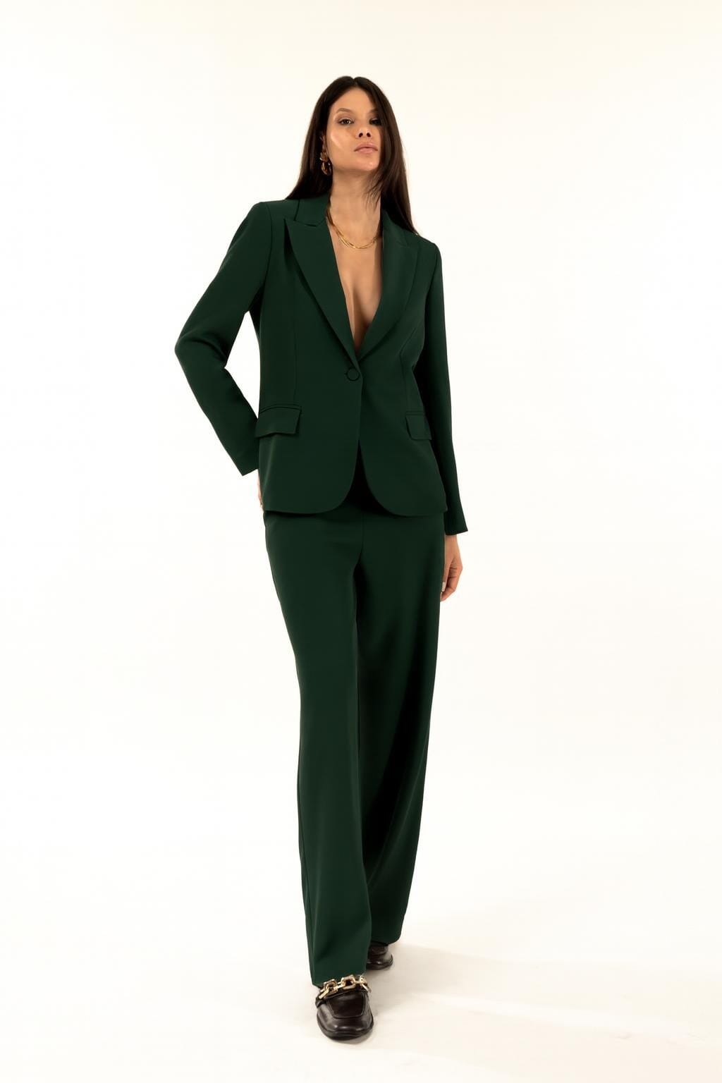 Kontatto Wide Jacket And Trousers Suit