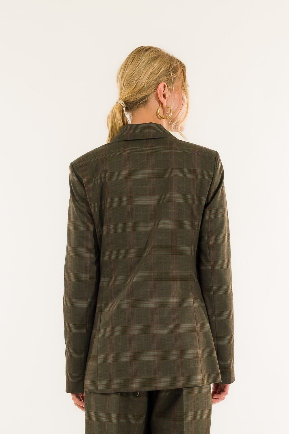 Giacca 1 Bottone Check Kontatto