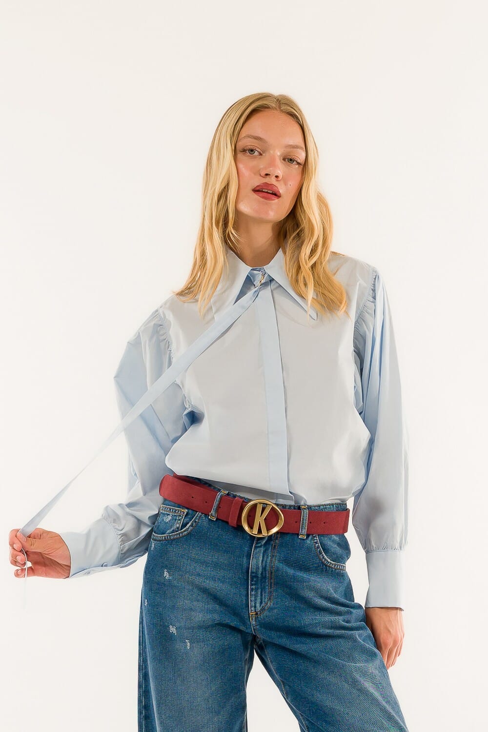 Kontatto - Chemise à col à manches larges