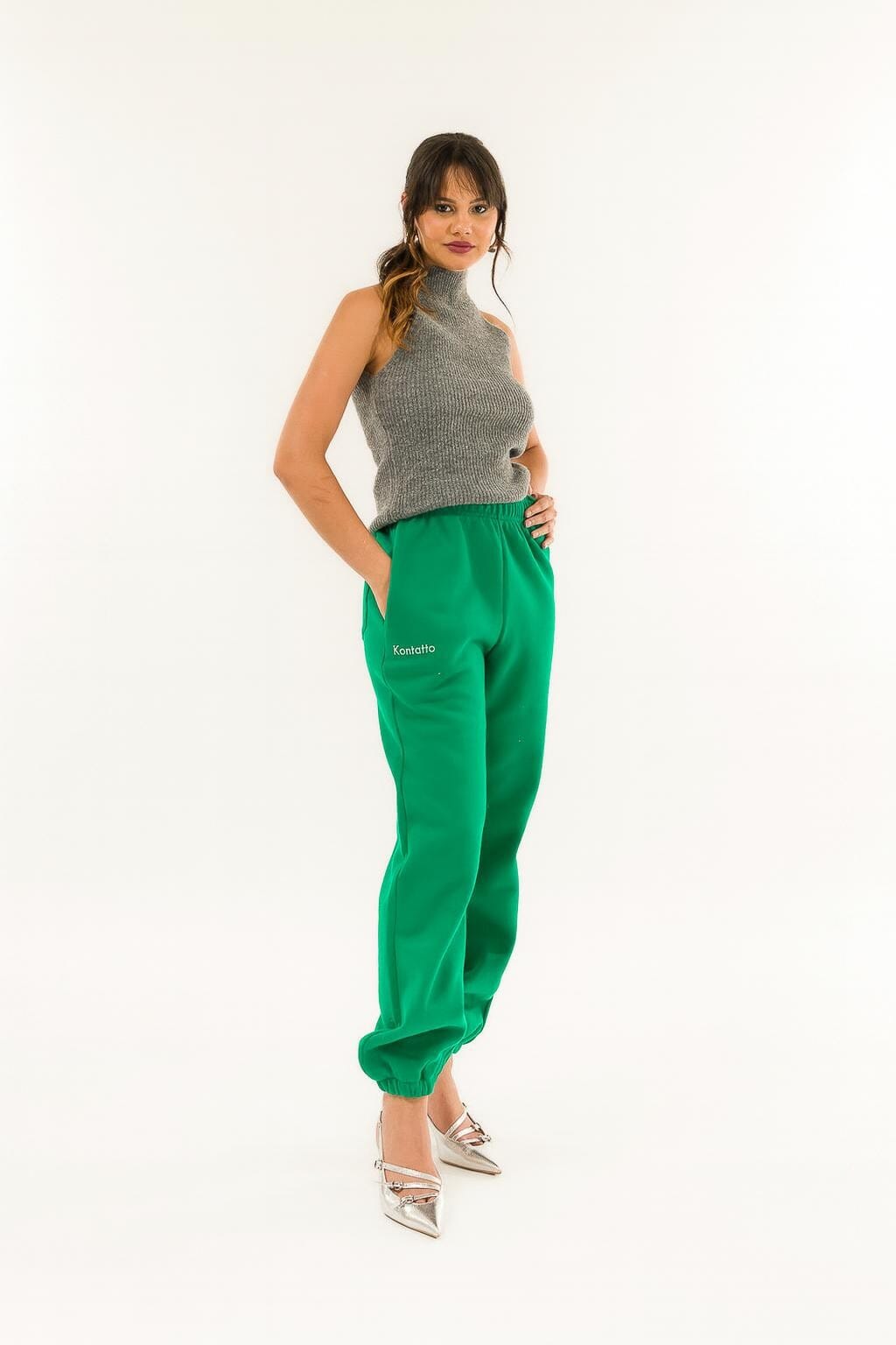 Kontatto Elastic Bottom Trousers