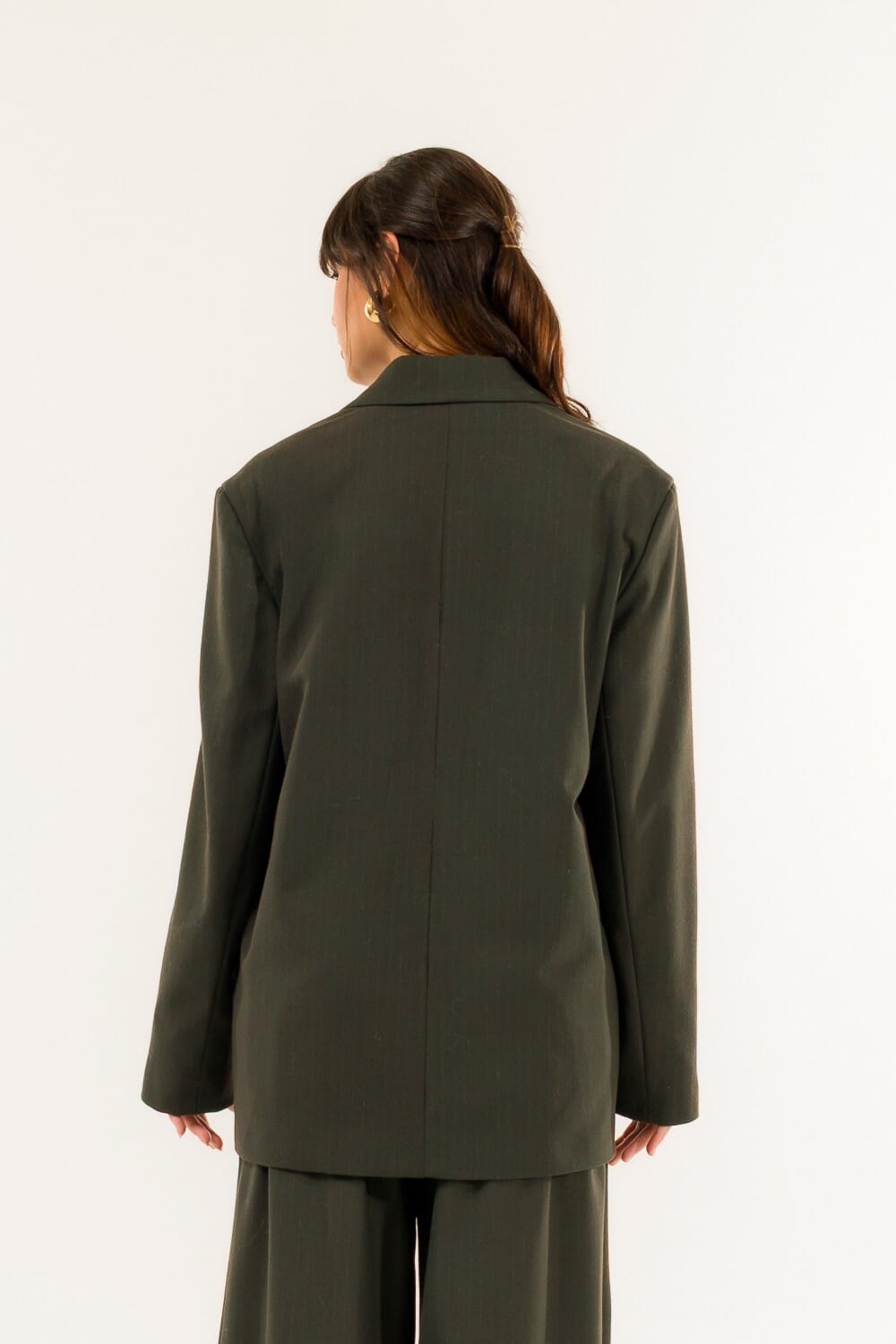 Giacca Gessato Spilla Kontatto