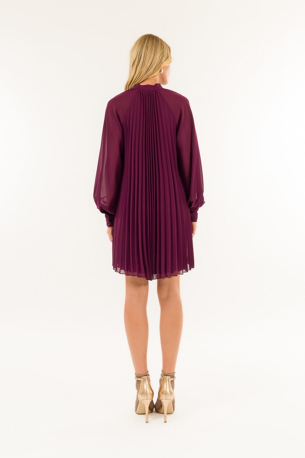 Kontatto Plisse Short Dress