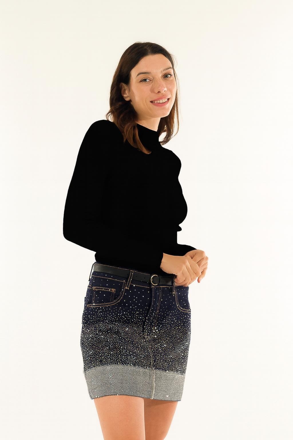 Lupetto A Coste Kontatto